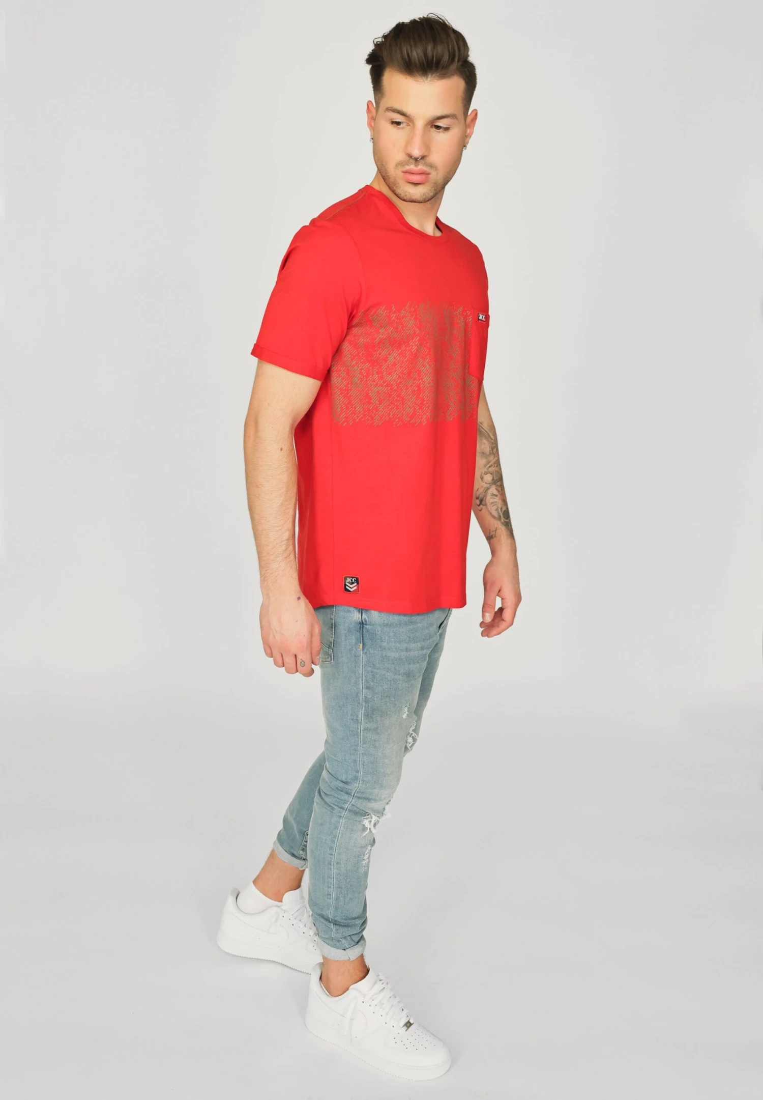 T-Shirt Print - Red 4 T-Shirt Print - Red - Afbeelding 4