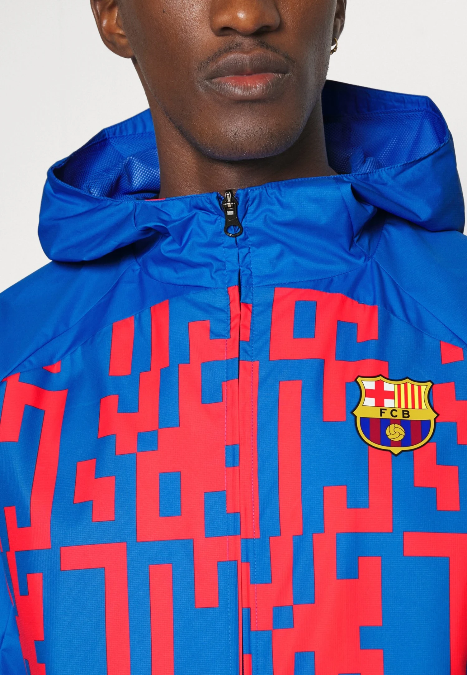 Nike Performance Fc Barcelona Jacket - Trainingsvest - Signal Blue 4 Nike Performance Fc Barcelona Jacket - Trainingsvest - Signal Blue - Afbeelding 4