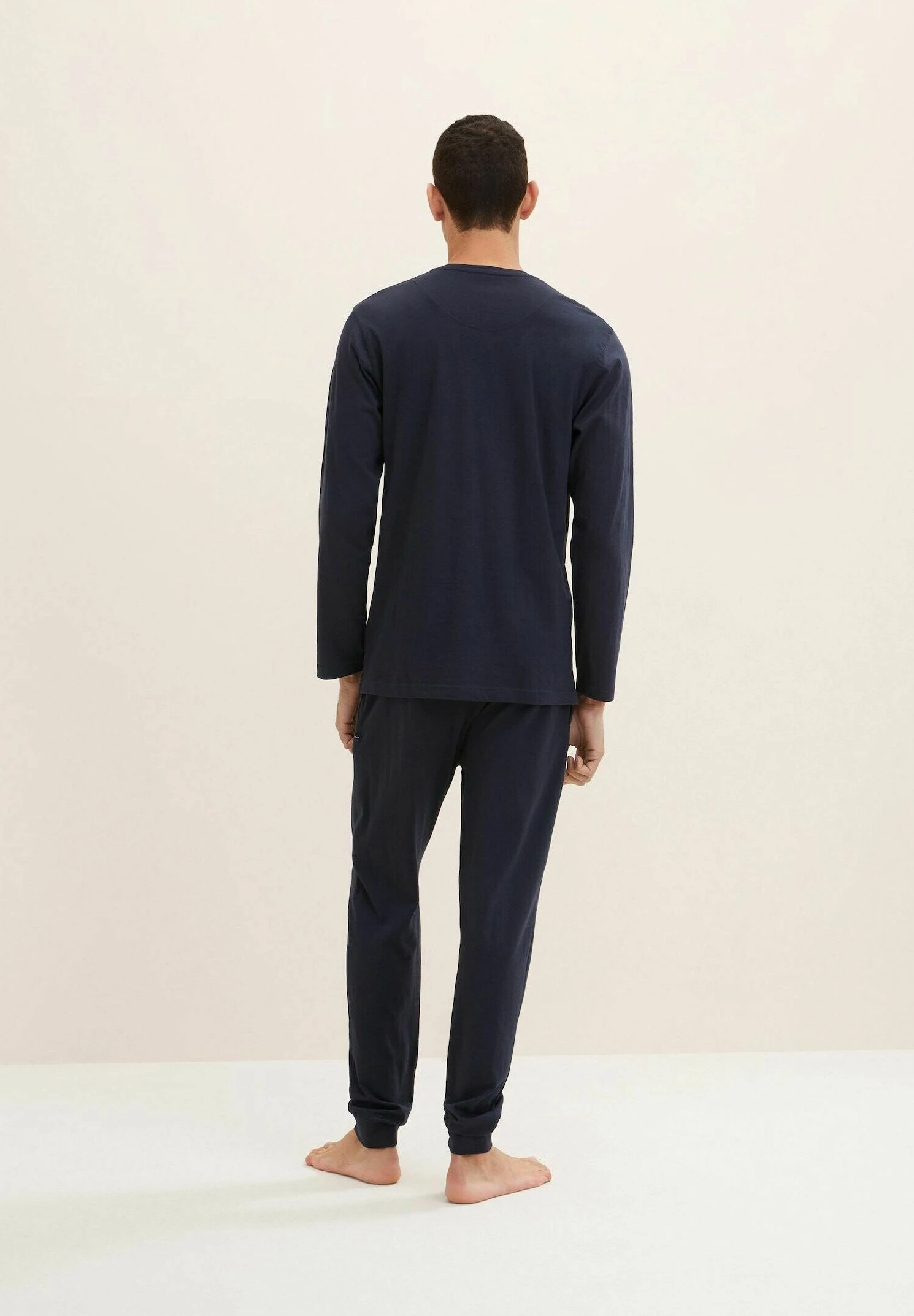 Tom Tailor Mit Logo Print Set - Pyjama - Blue Dark Solid 2 Tom Tailor Mit Logo Print Set - Pyjama - Blue Dark Solid - Afbeelding 2