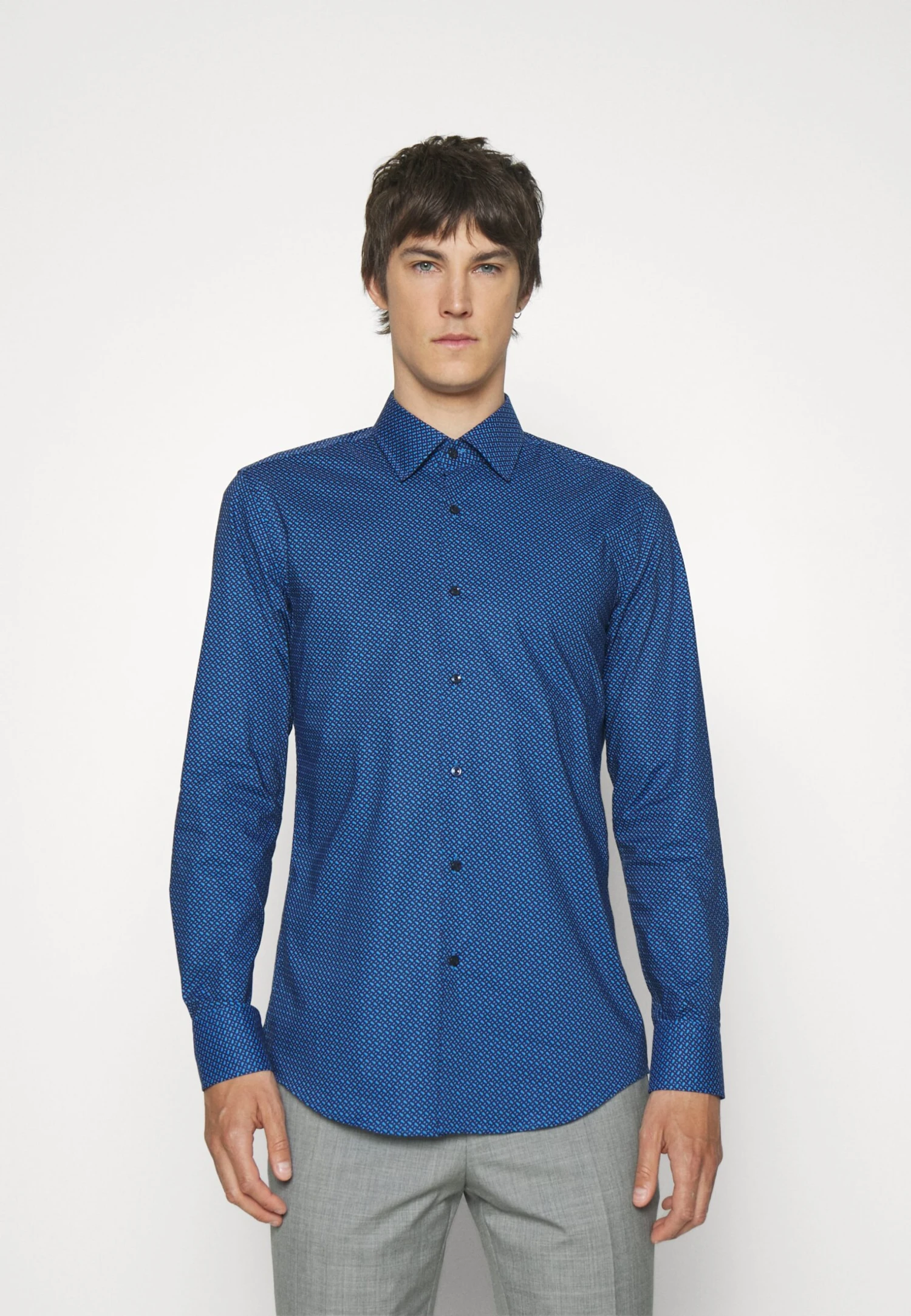 Boss Hank Kent - Zakelijk Overhemd - Bright Blue 1 Boss Hank Kent - Zakelijk Overhemd - Bright Blue