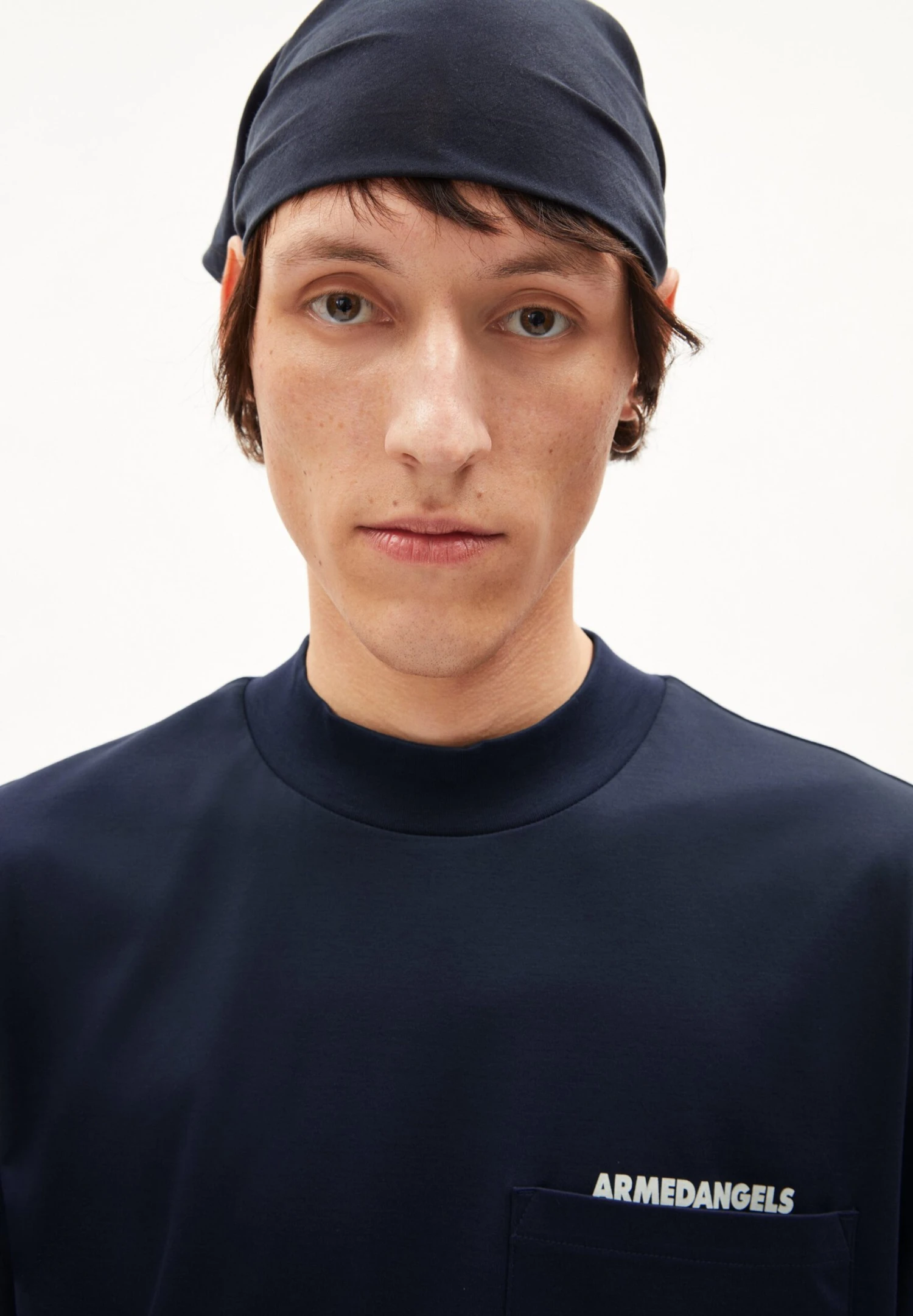 Armedangels Ngo Premium - T-Shirt Basic - Night Sky 4 Armedangels Ngo Premium - T-Shirt Basic - Night Sky - Afbeelding 4