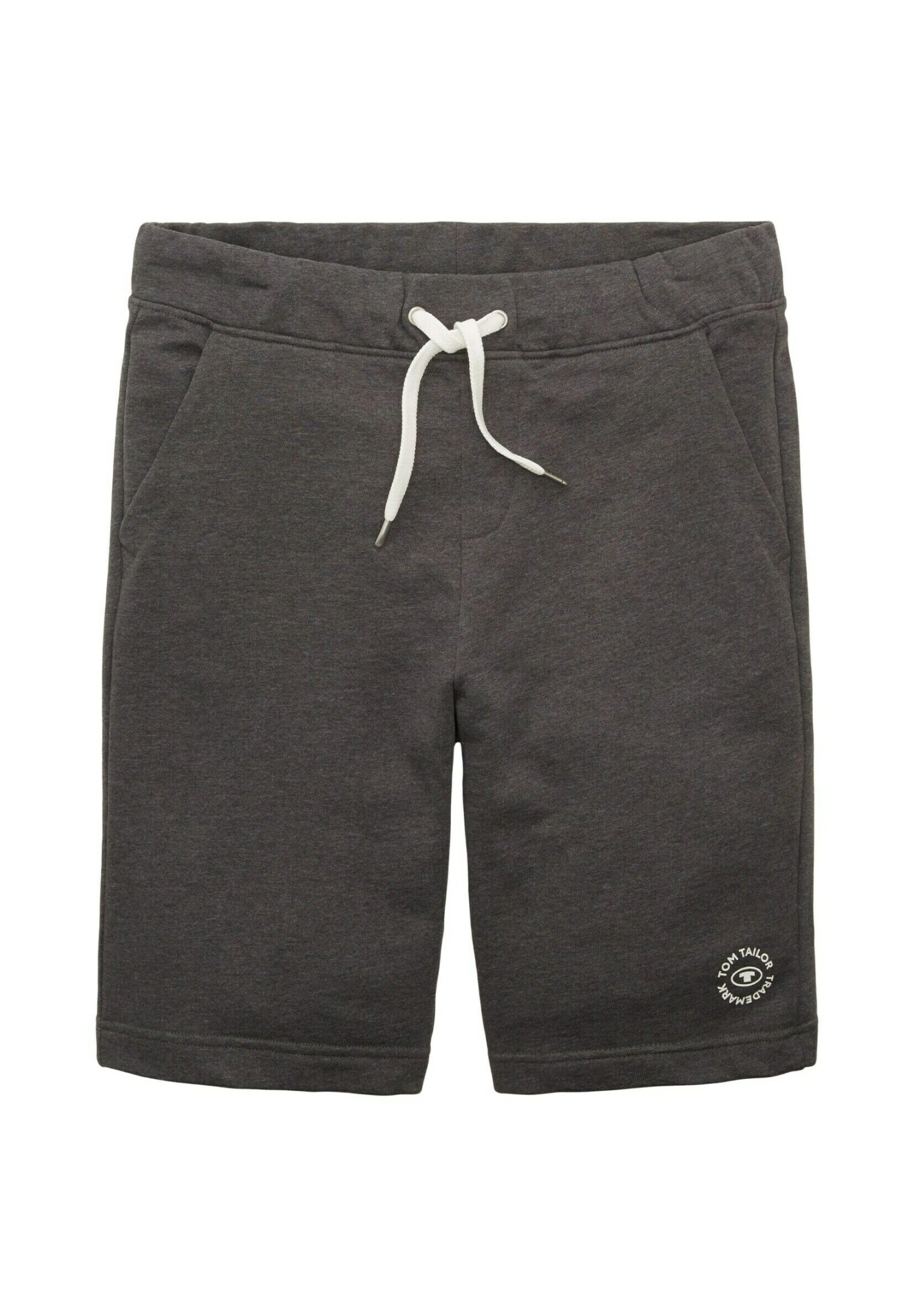Tom Tailor Basic- Shorts - Dark Grey Melange 6 Tom Tailor Basic- Shorts - Dark Grey Melange - Afbeelding 6