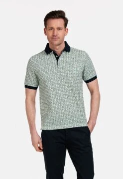 Baileys Korte Mouw Print - Poloshirt - Green