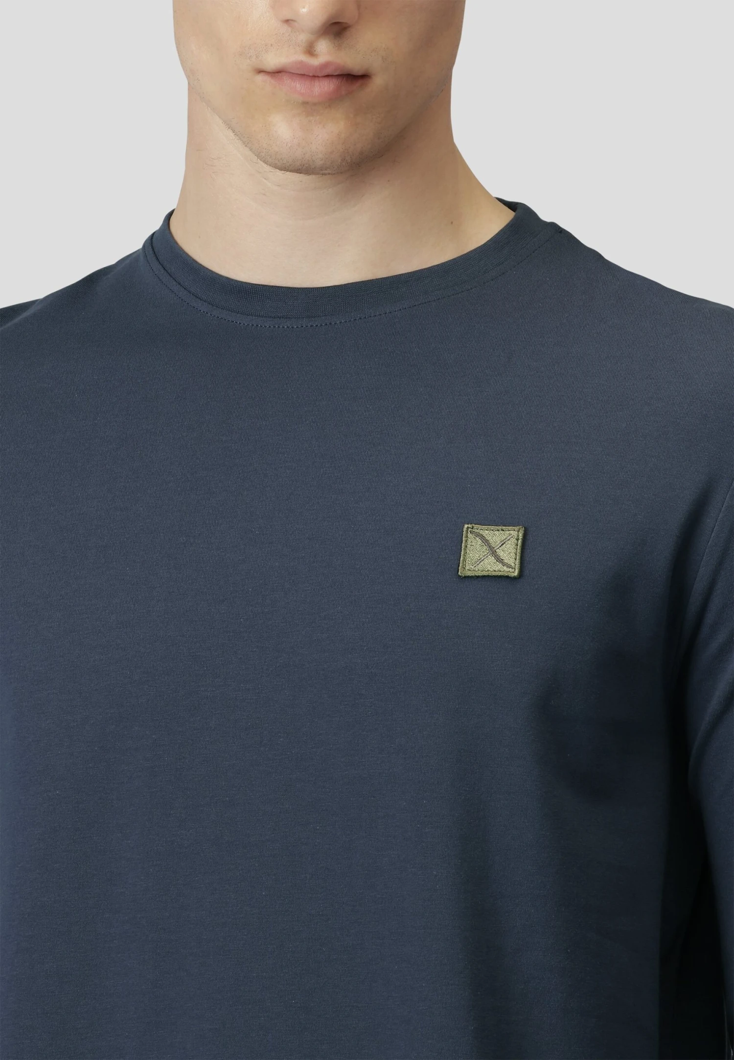 Basic - Longsleeve - Navy 4 Basic - Longsleeve - Navy - Afbeelding 4