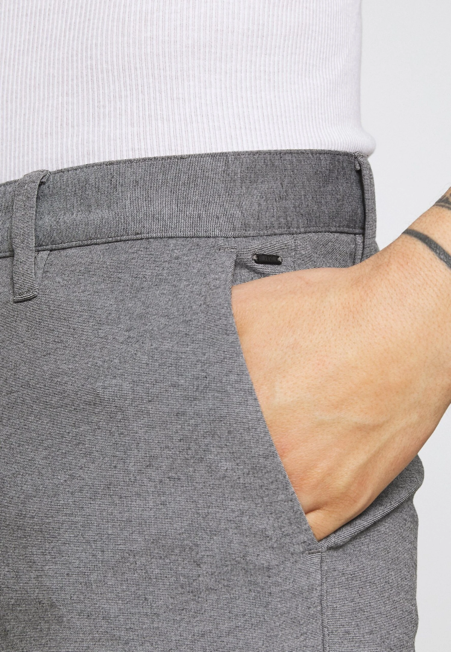 Only & Sons Onsmark - Shorts - Medium Grey Melange 5 Only & Sons Onsmark - Shorts - Medium Grey Melange - Afbeelding 5