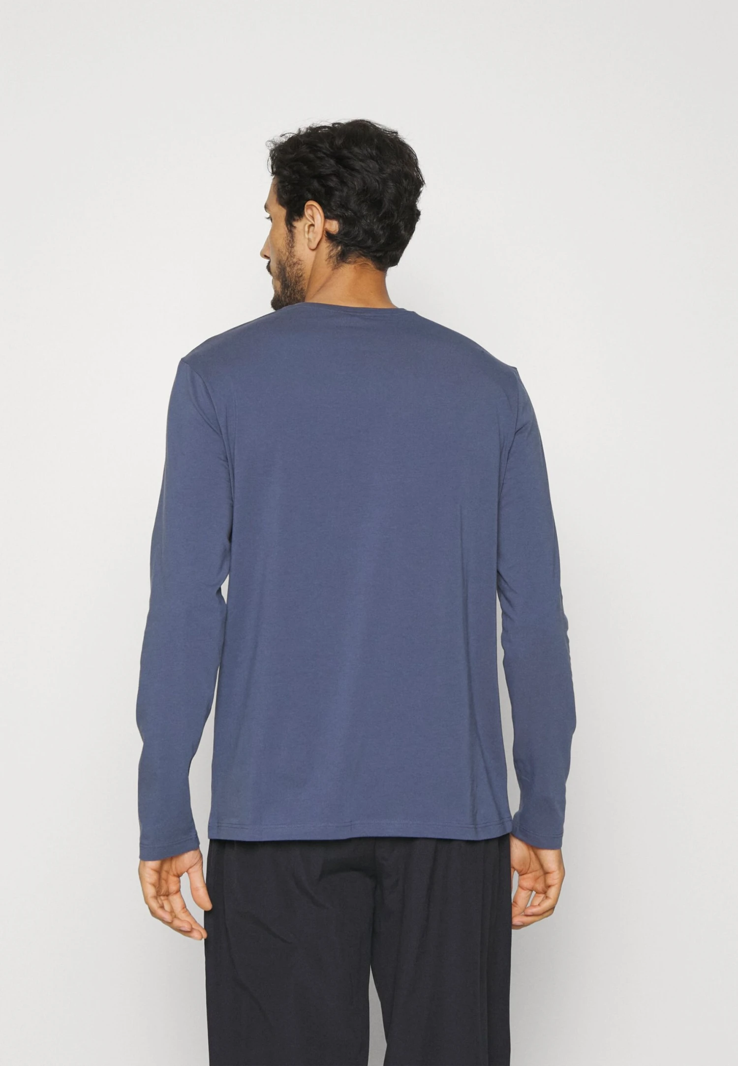 Boss Mix&Match Ls R - Pyjamashirt - Marine 3 Boss Mix&Match Ls R - Pyjamashirt - Marine - Afbeelding 3