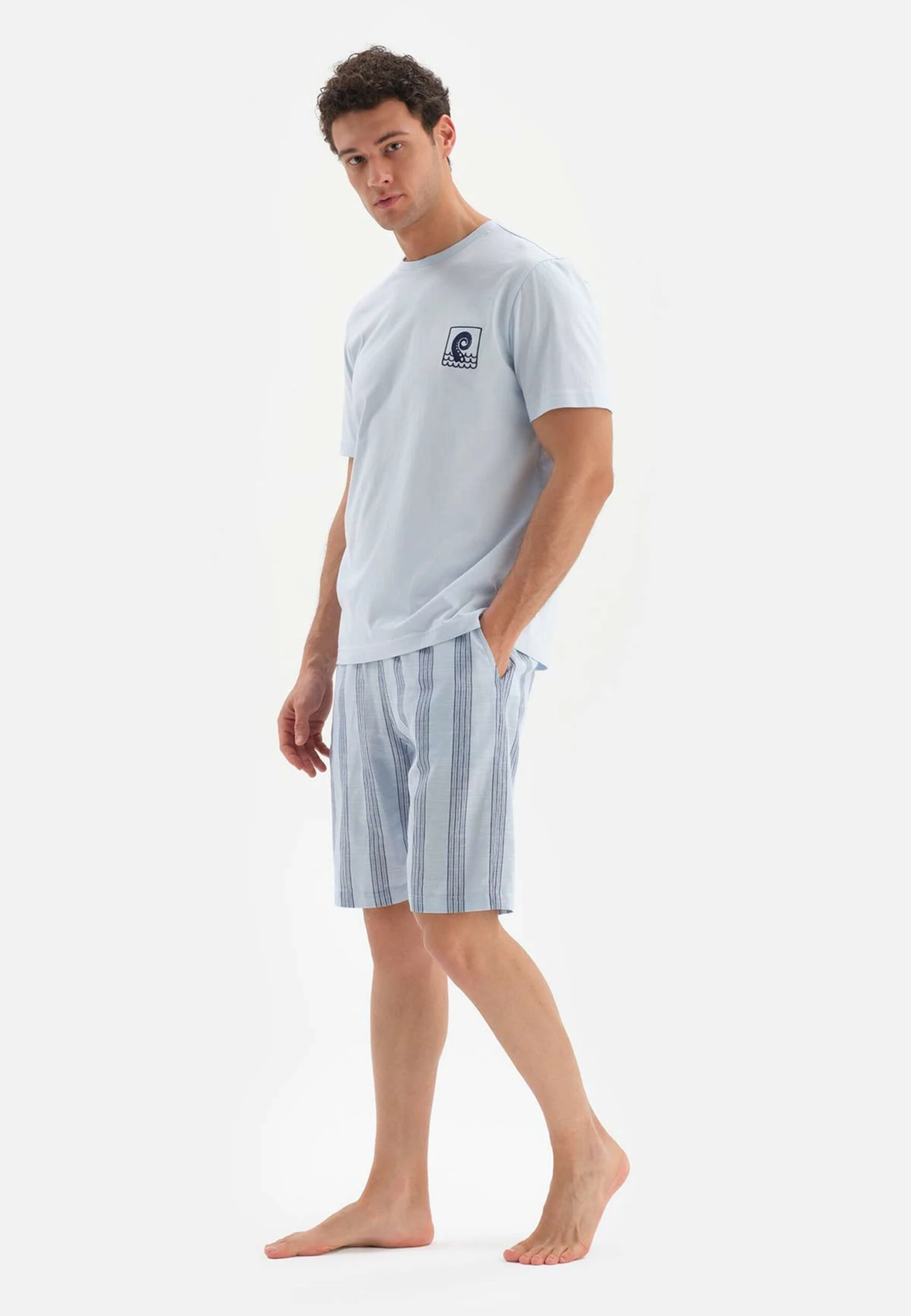 The Second Voyage Set - Pyjama - Light Blue 4 The Second Voyage Set - Pyjama - Light Blue - Afbeelding 4