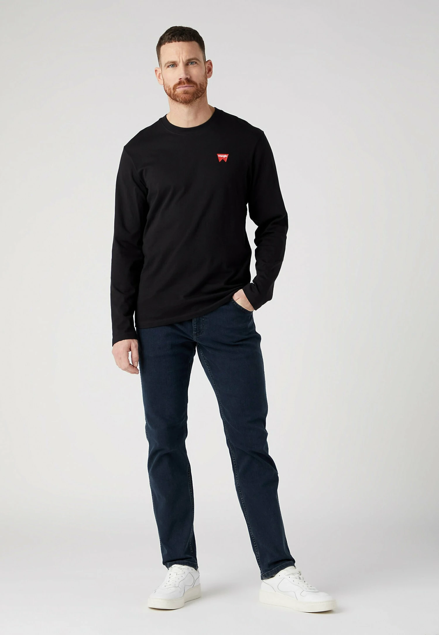 Wrangler Sign Off- Longsleeve - Black 2 Wrangler Sign Off- Longsleeve - Black - Afbeelding 2