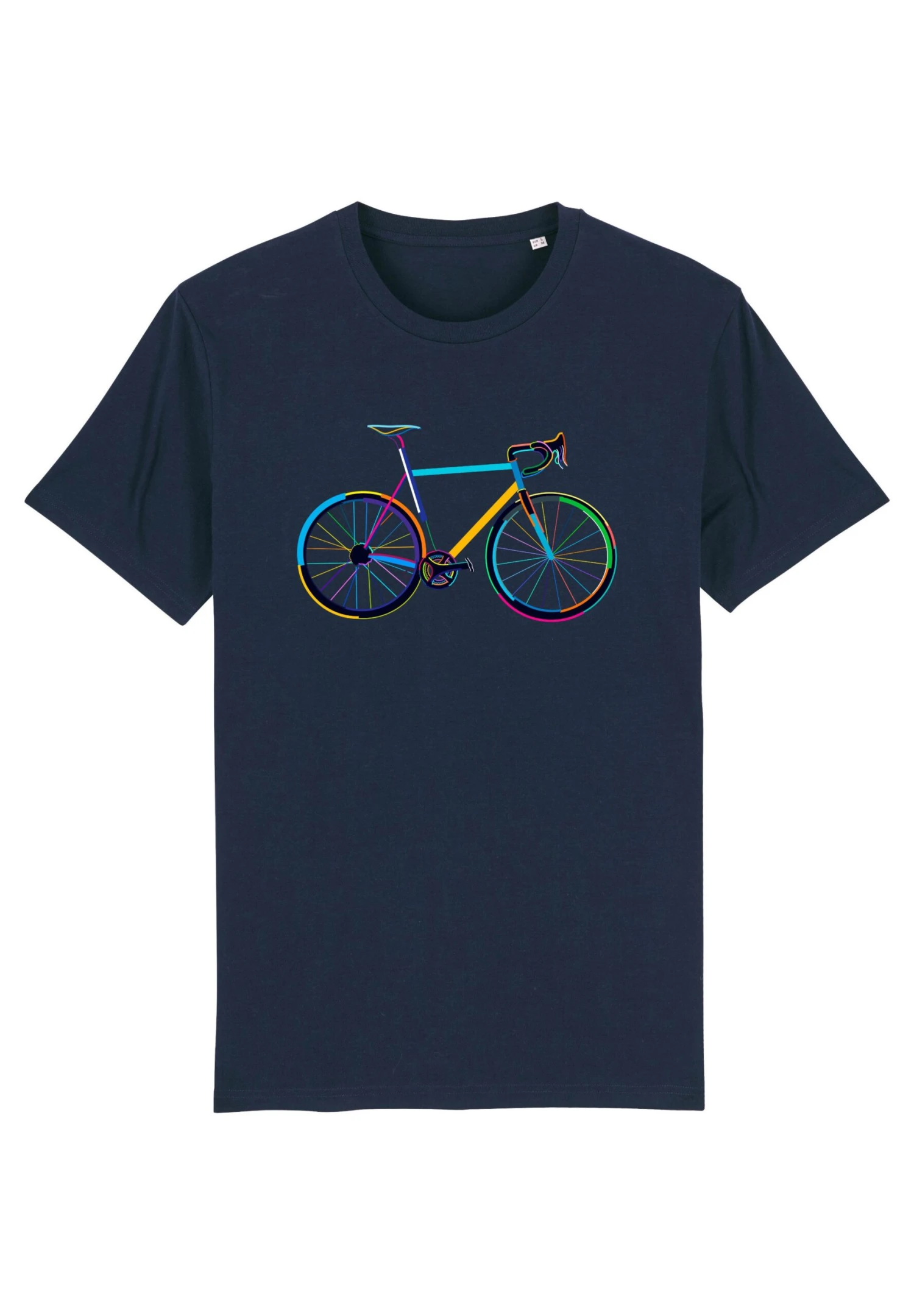 Fahrrad By Night - T-Shirt Print - French Navy 1 Fahrrad By Night - T-Shirt Print - French Navy