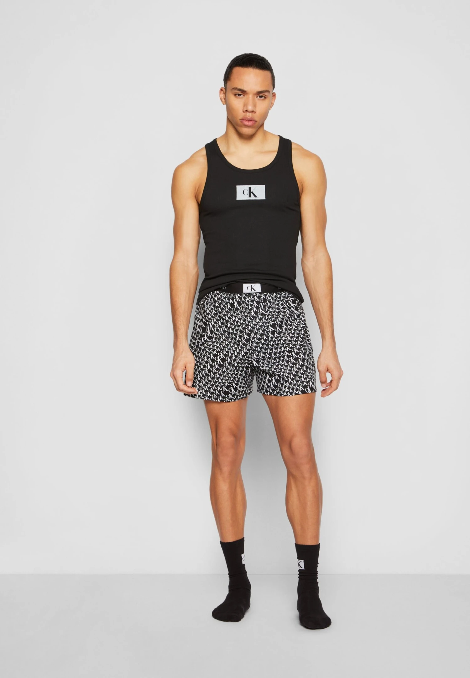 Tank Boxer - Pyjama - Black 2 Tank Boxer - Pyjama - Black - Afbeelding 2