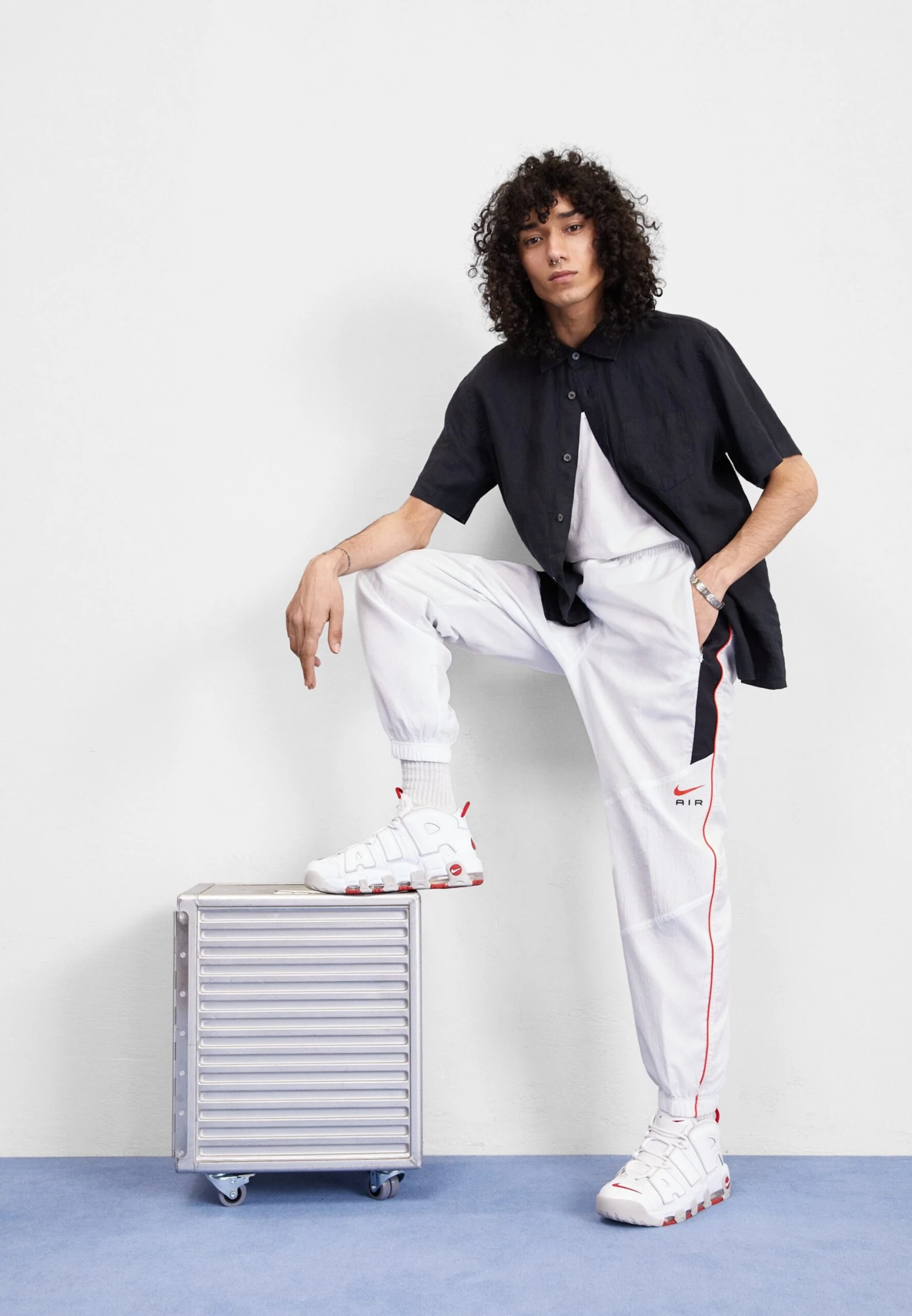 Nike Sportswear Air Pant - Trainingsbroek - Summit White/Black 2 Nike Sportswear Air Pant - Trainingsbroek - Summit White/Black - Afbeelding 2