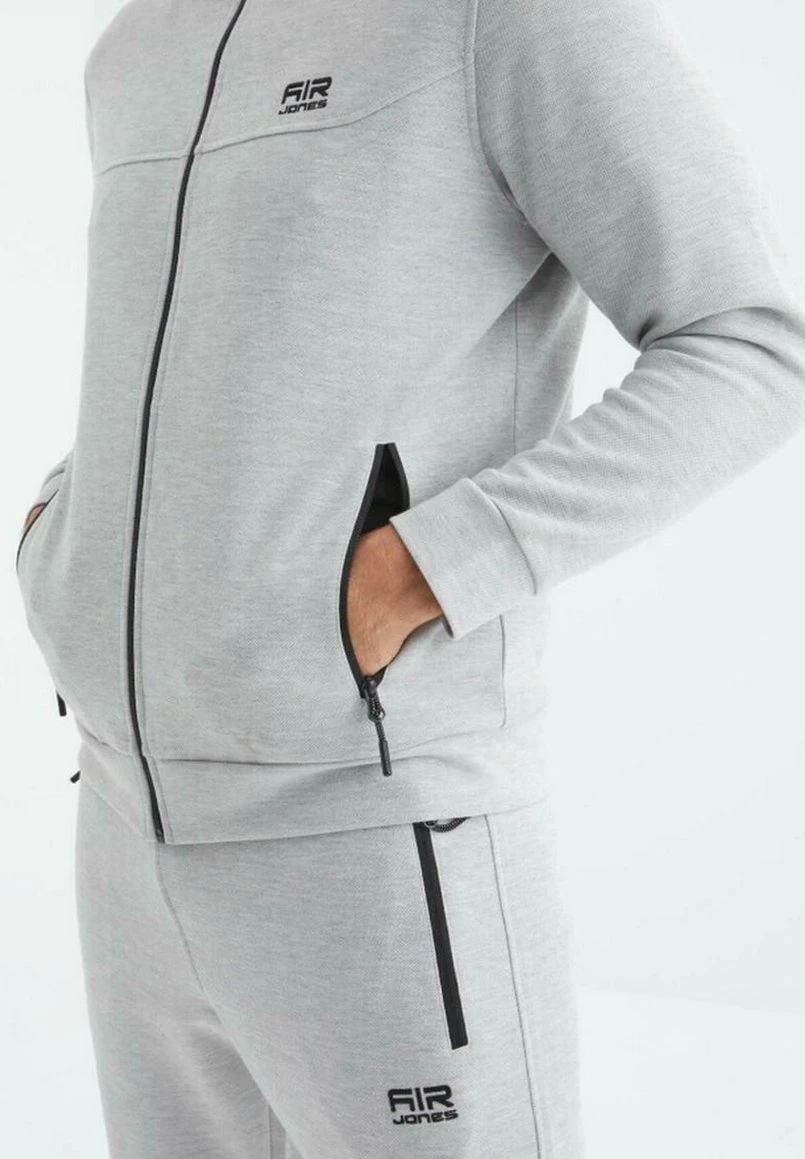 Vrijetijd-Jogging - Huis - Home- Trainingspak - Licht Grijs 6 Vrijetijd-Jogging - Huis - Home- Trainingspak - Licht Grijs - Afbeelding 6