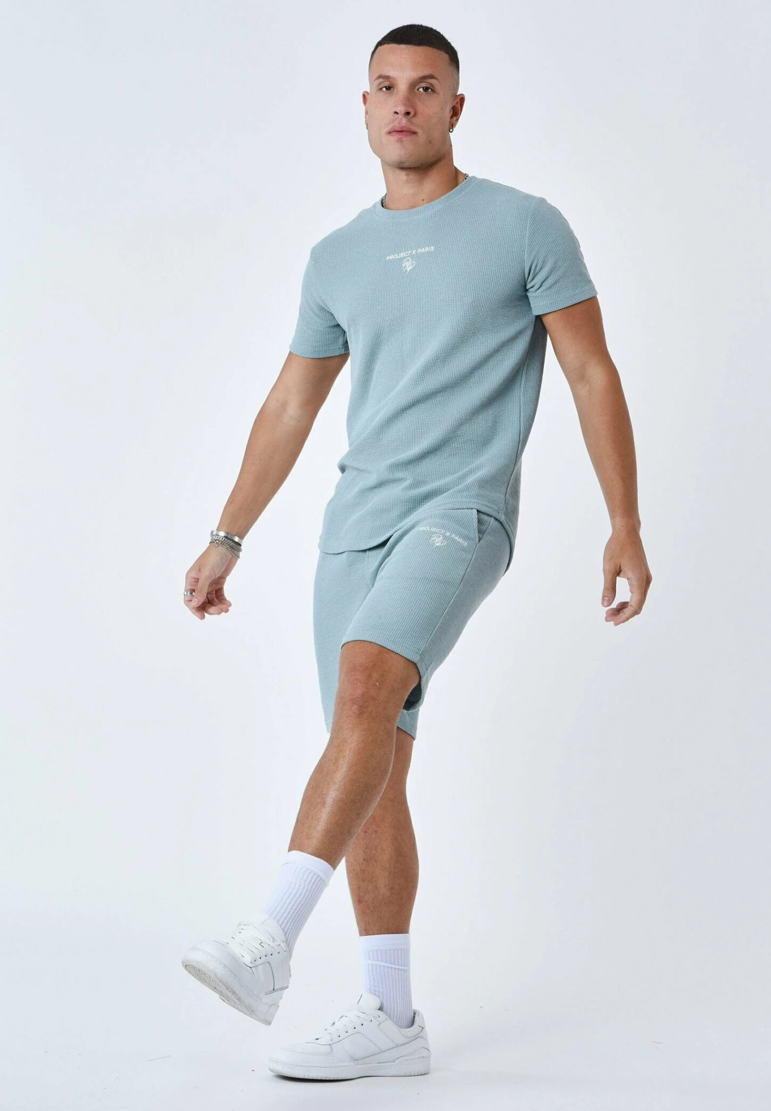 Texturé - Trainingsbroek - Bleu Vert 4 Texturé - Trainingsbroek - Bleu Vert - Afbeelding 4