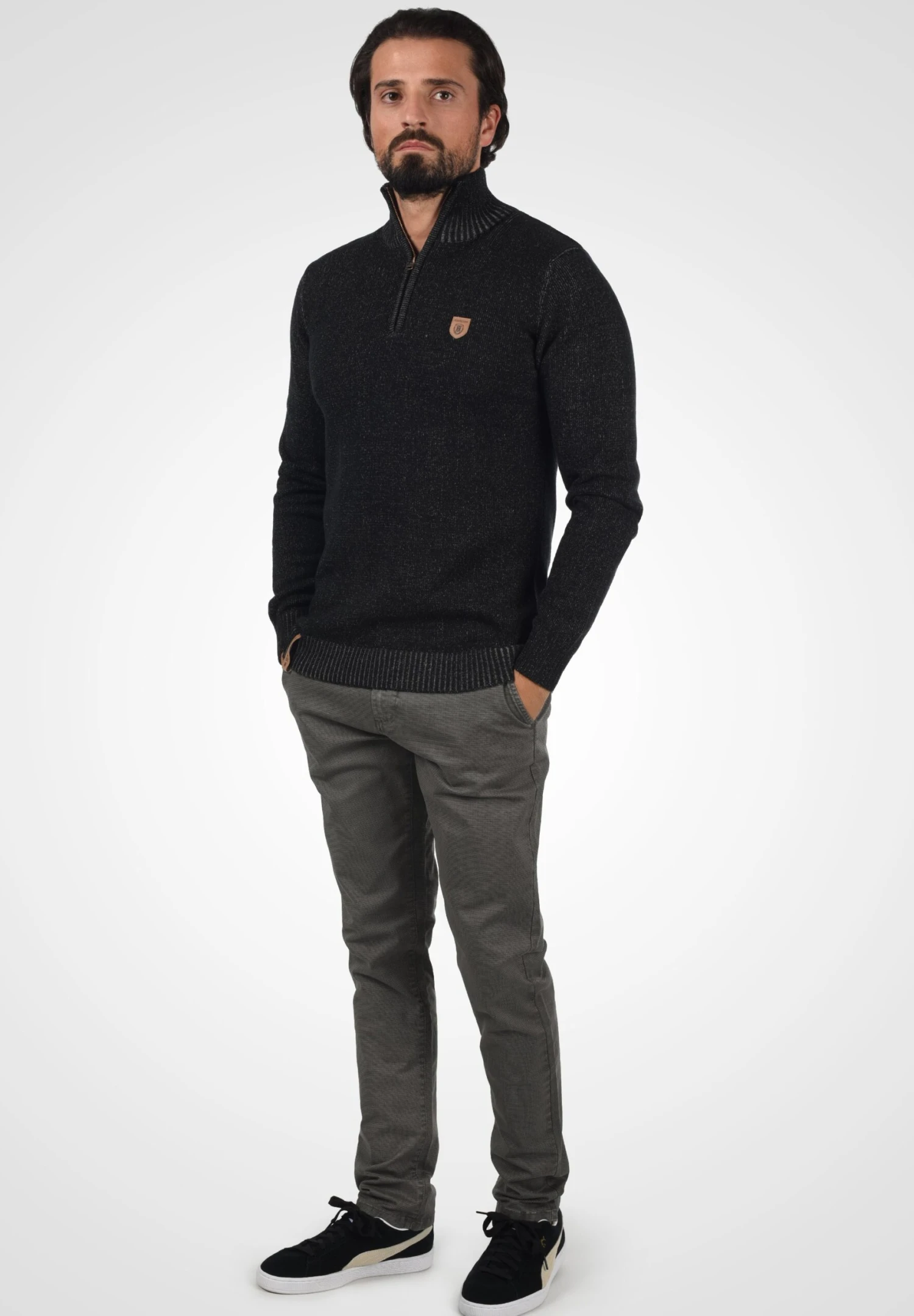 Indicode Jeans Idnortic - Chino - Pewter 2 Indicode Jeans Idnortic - Chino - Pewter - Afbeelding 2