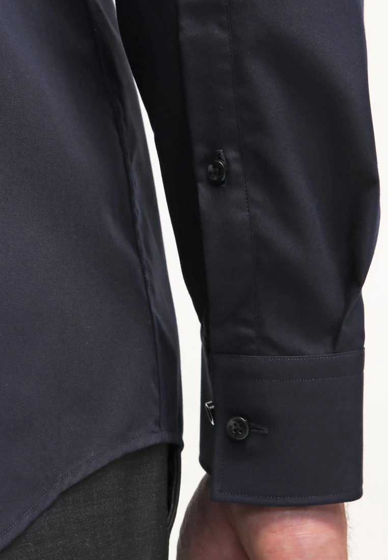 Hugo Jenno - Zakelijk Overhemd - Navy 6 Hugo Jenno - Zakelijk Overhemd - Navy - Afbeelding 6