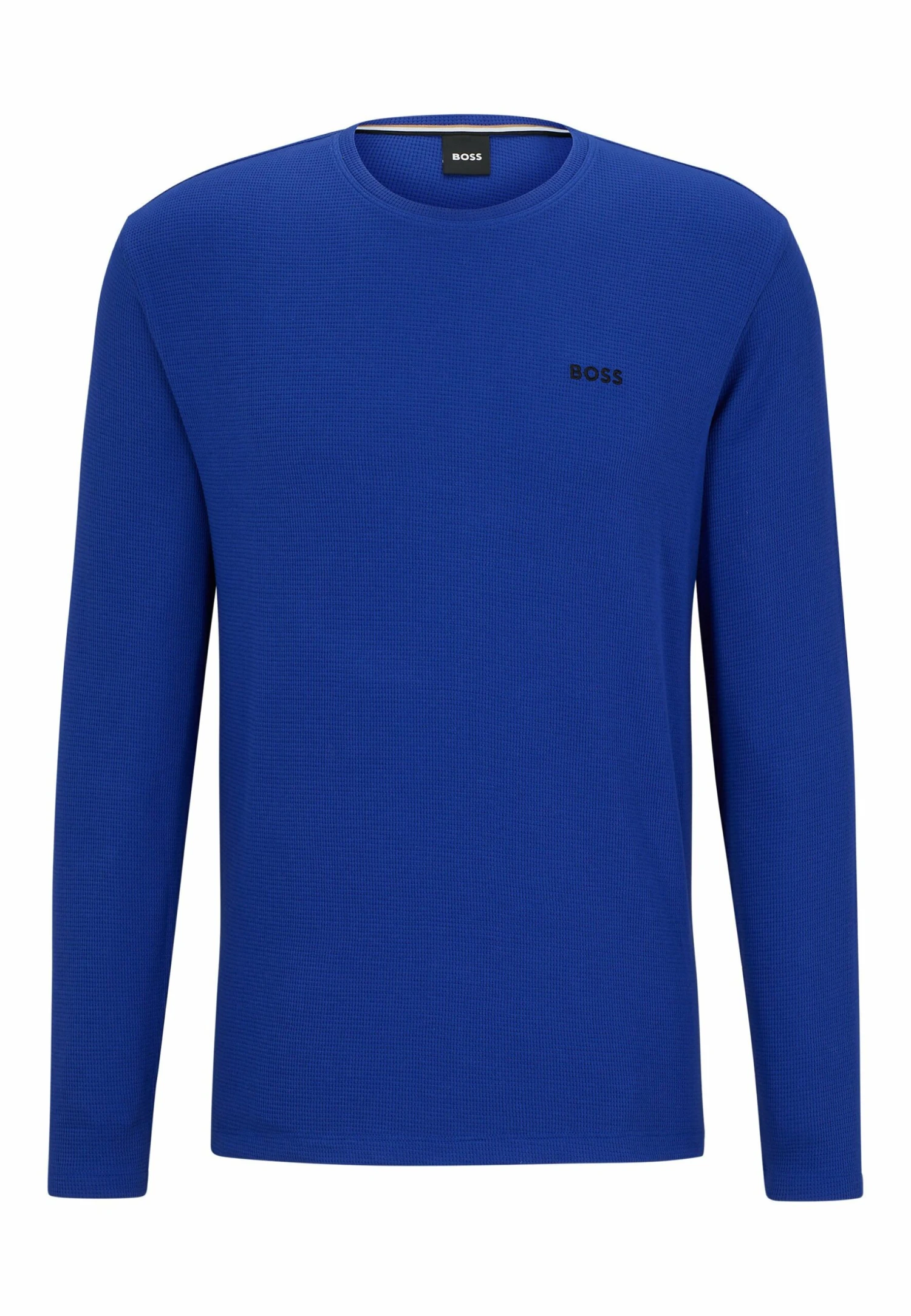Boss Waffle Ls - Pyjamashirt - Blau Vierzehn 5 Boss Waffle Ls - Pyjamashirt - Blau Vierzehn - Afbeelding 5
