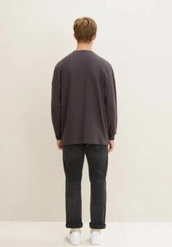 TOM TAILOR Denim Henley- Longsleeve - Coal Grey -Next Verkoopwinkel 80d720d1cdf1429d909516a21acba069