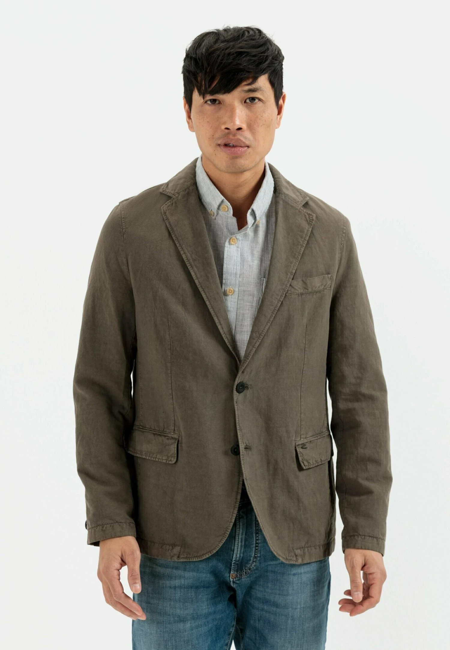 Camel Active Aus Einem Mix - Blazer - Olive Brown 1 Camel Active Aus Einem Mix - Blazer - Olive Brown