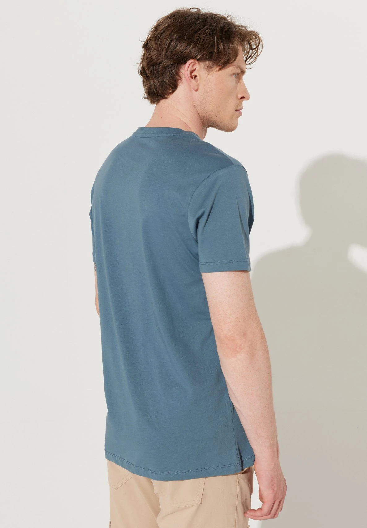 Crewneck - T-Shirt Basic - Light Oil 3 Crewneck - T-Shirt Basic - Light Oil - Afbeelding 3