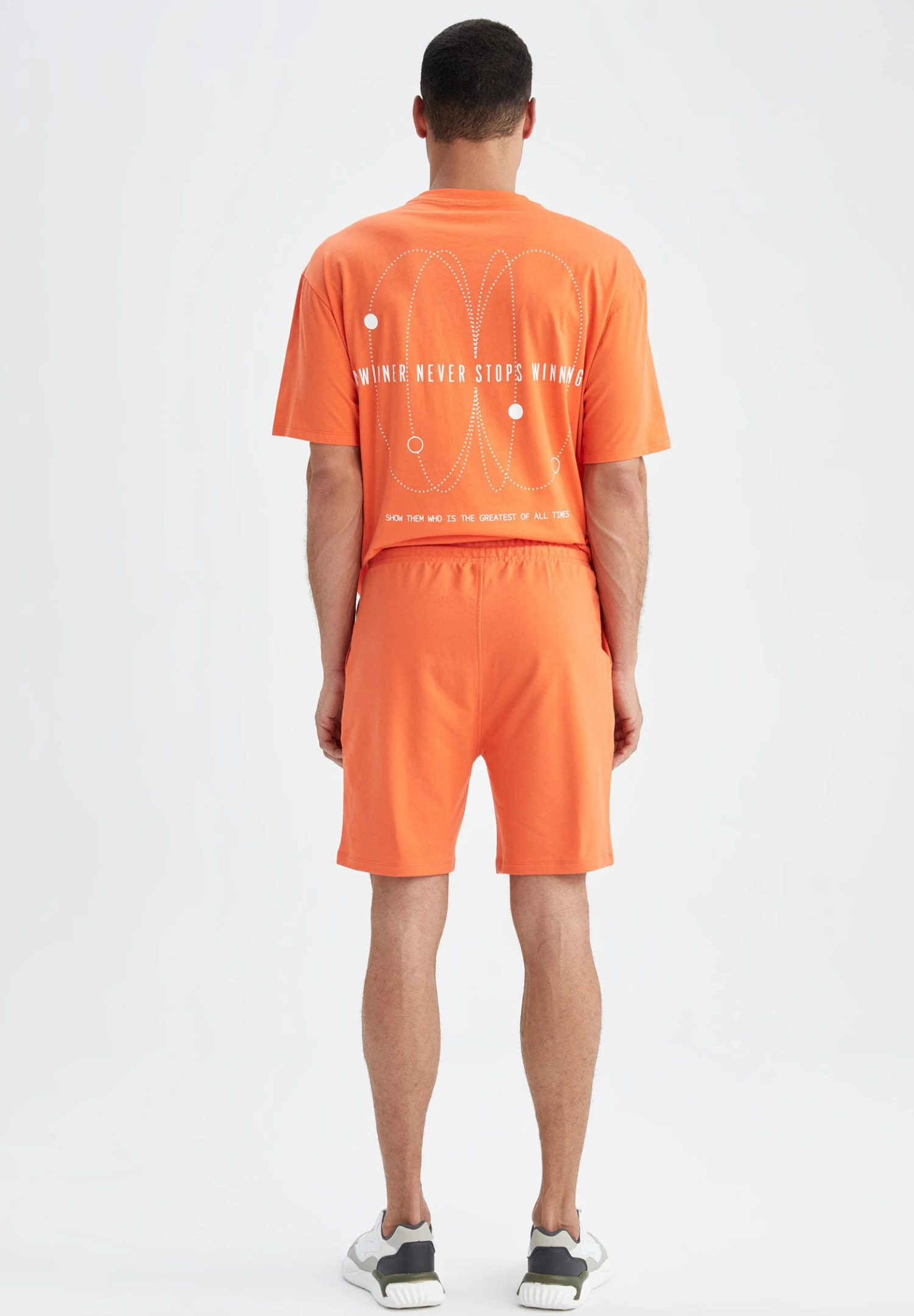 DeFacto Slim Fit- Shorts - Orange 3 DeFacto Slim Fit- Shorts - Orange - Afbeelding 3