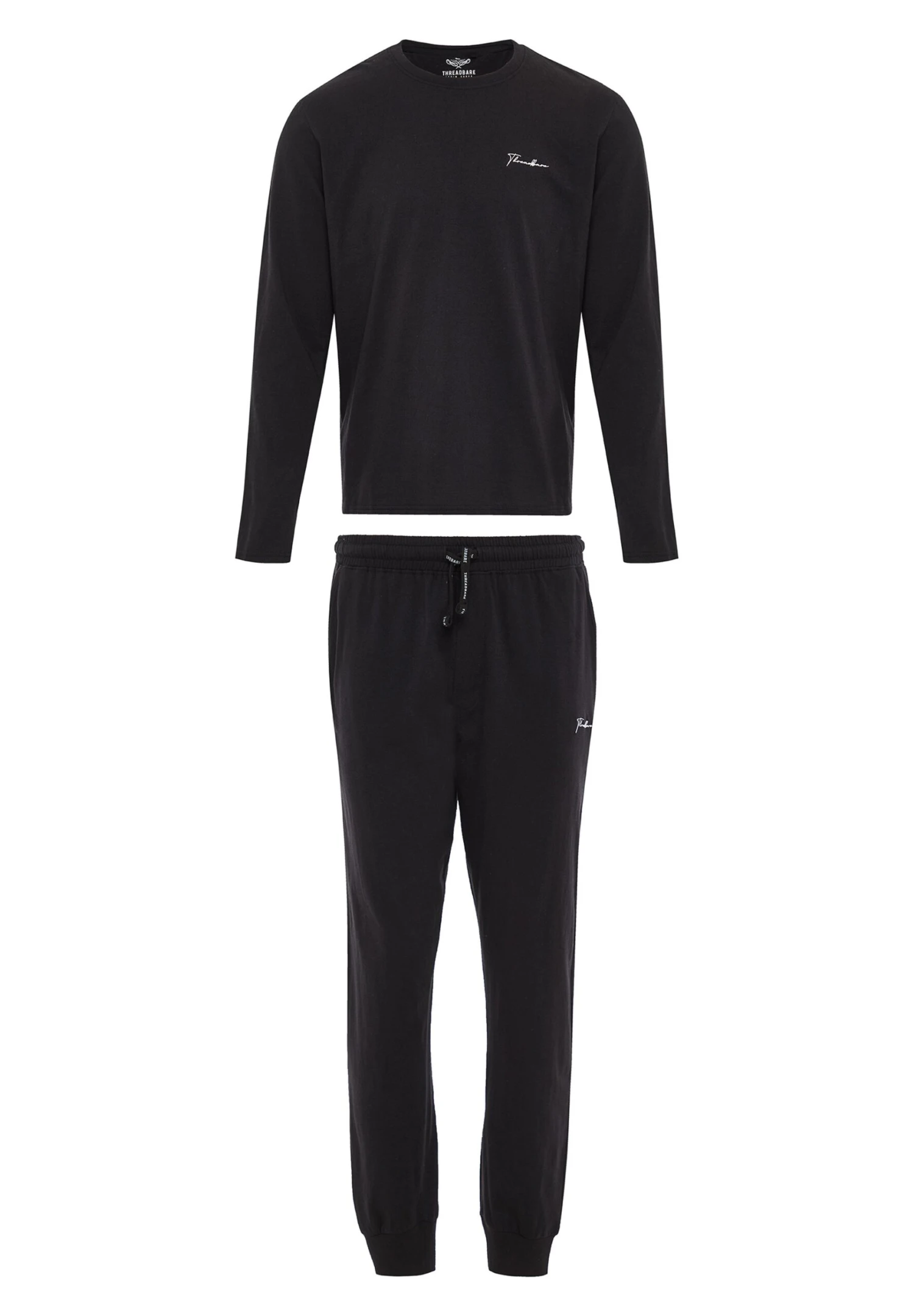 Threadbare Thb Lw Scoop Pj - Pyjama - Black 5 Threadbare Thb Lw Scoop Pj - Pyjama - Black - Afbeelding 5