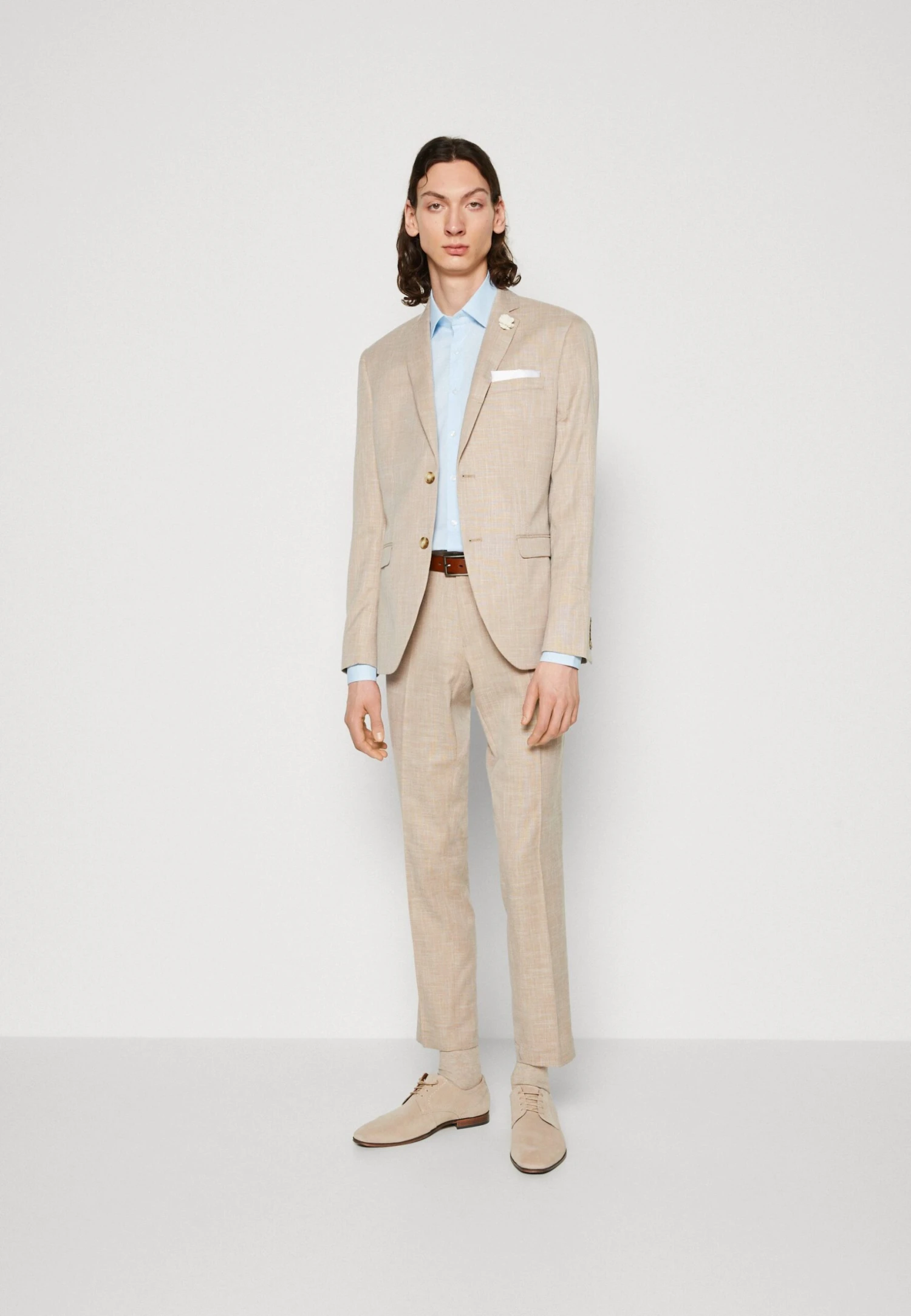 Solid Slim Shirt - Overhemd - Airy Blue 2 Solid Slim Shirt - Overhemd - Airy Blue - Afbeelding 2