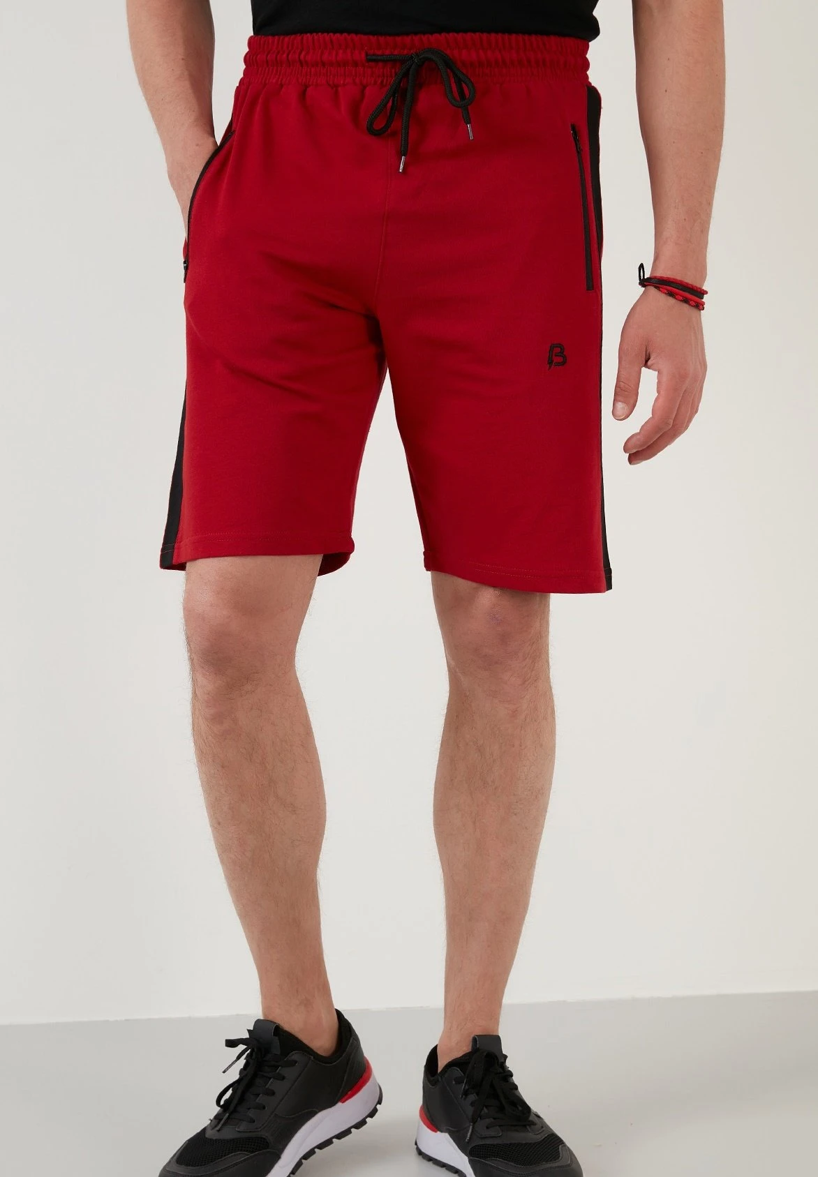 Slim Fit - Trainingsbroek - Red 4 Slim Fit - Trainingsbroek - Red - Afbeelding 4