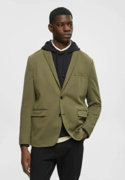 ESPRIT Strukturierter Slim Fit - Blazer - Olive