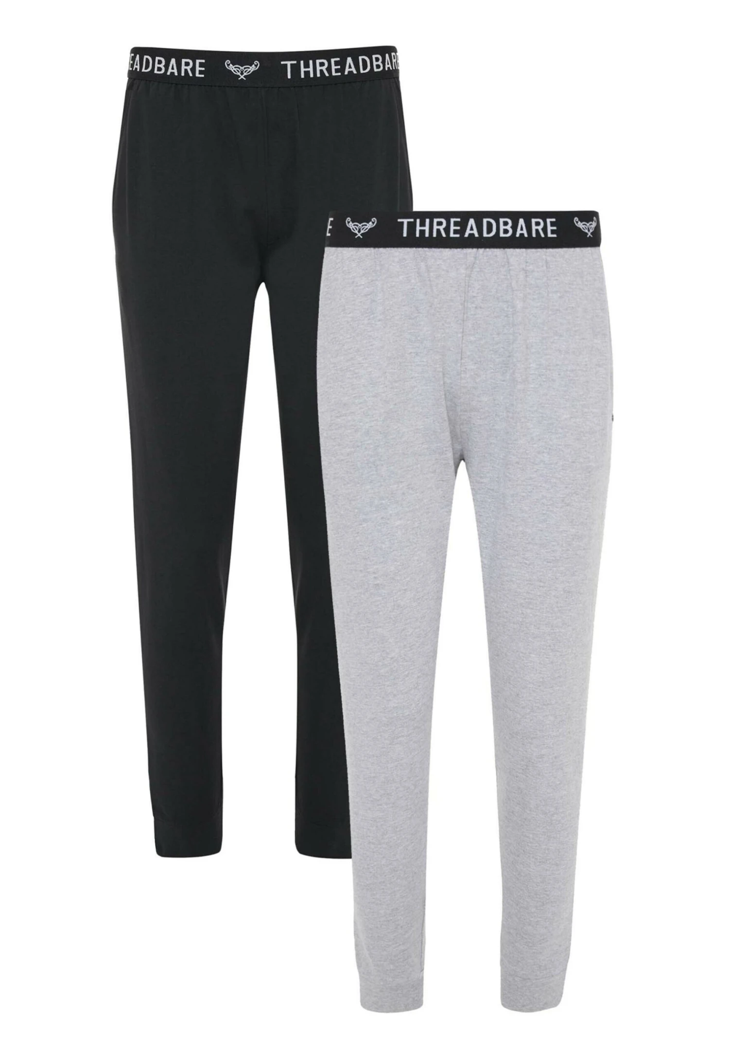 Threadbare Loungewear Jackie Set - Pyjamabroek - Black/Grey Marl 3 Threadbare Loungewear Jackie Set - Pyjamabroek - Black/Grey Marl - Afbeelding 3