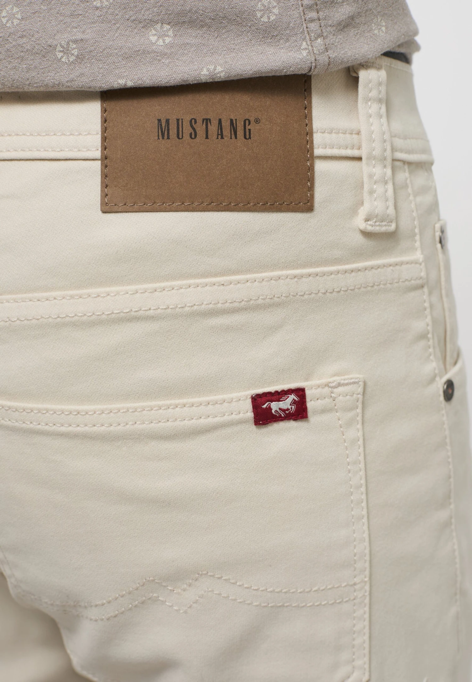 Mustang Style Chicago Z - Jeansshort - Natur 5 Mustang Style Chicago Z - Jeansshort - Natur - Afbeelding 5