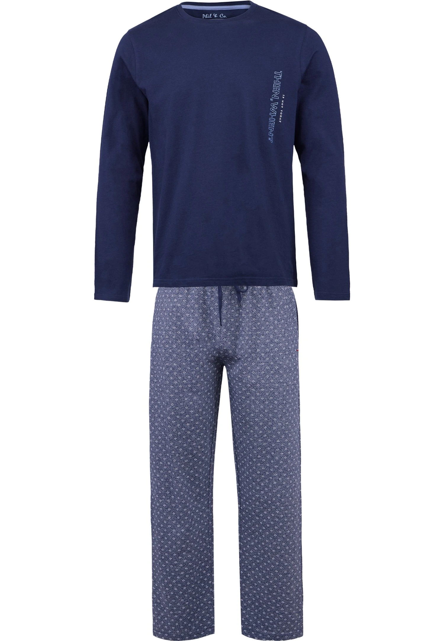 1-Pack Special - Pyjama - Blau Grau 1 1-Pack Special - Pyjama - Blau Grau