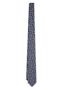Scalpers Floral Motif - Stropdas - Navy