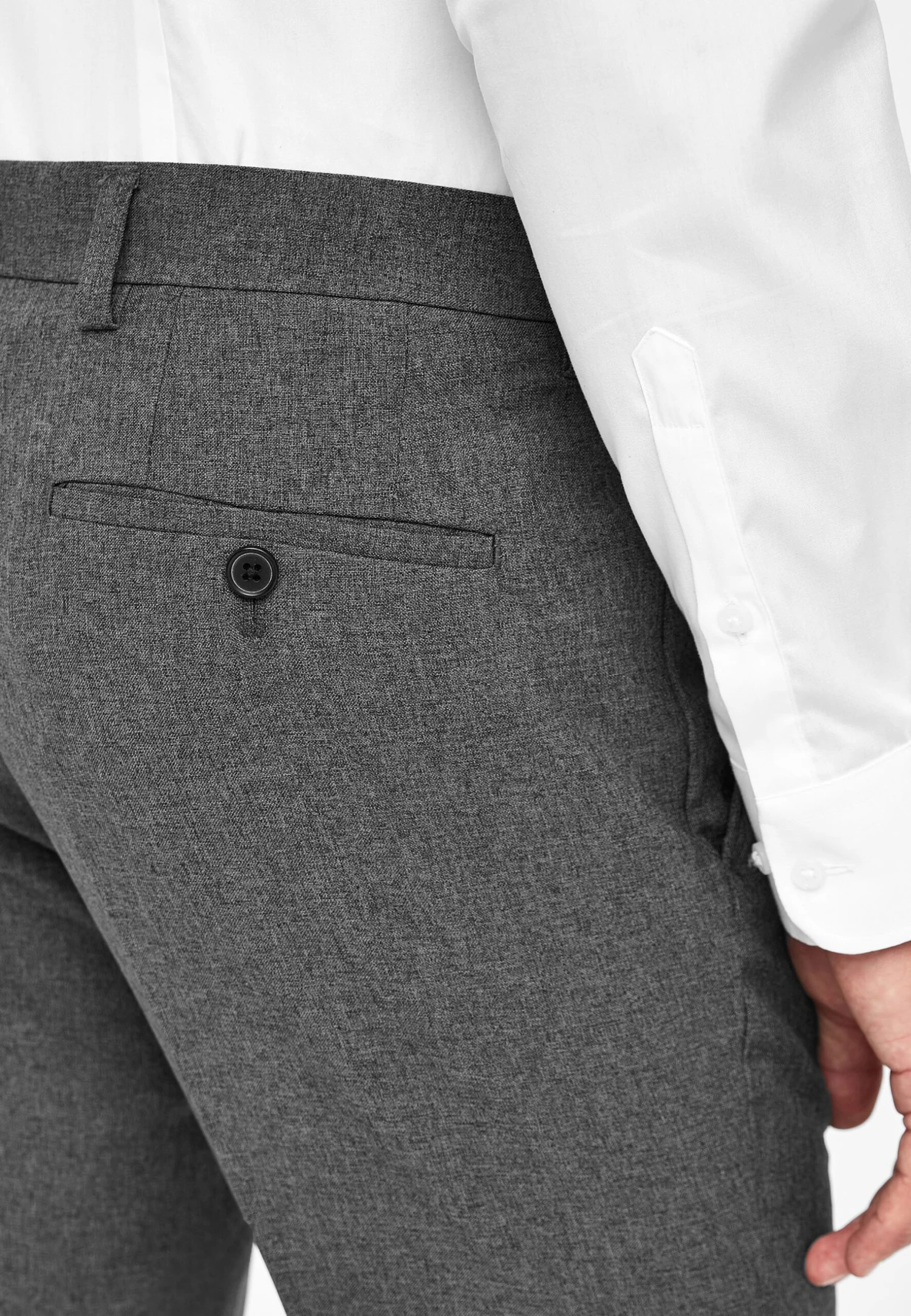 Next Chino - Mottled Grey 3 Next Chino - Mottled Grey - Afbeelding 3