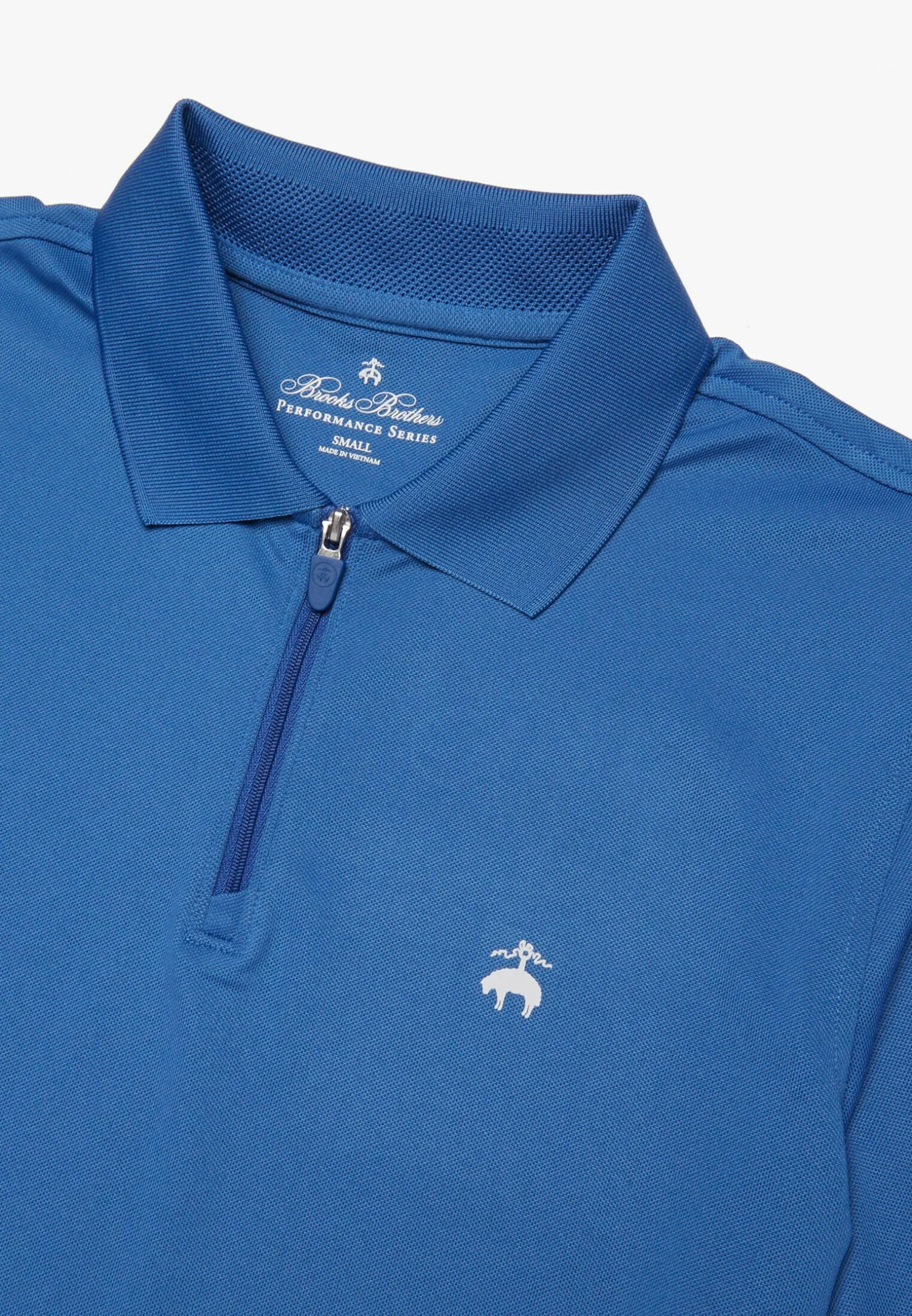 Performance Zip - Poloshirt - Blue 2 Performance Zip - Poloshirt - Blue - Afbeelding 2