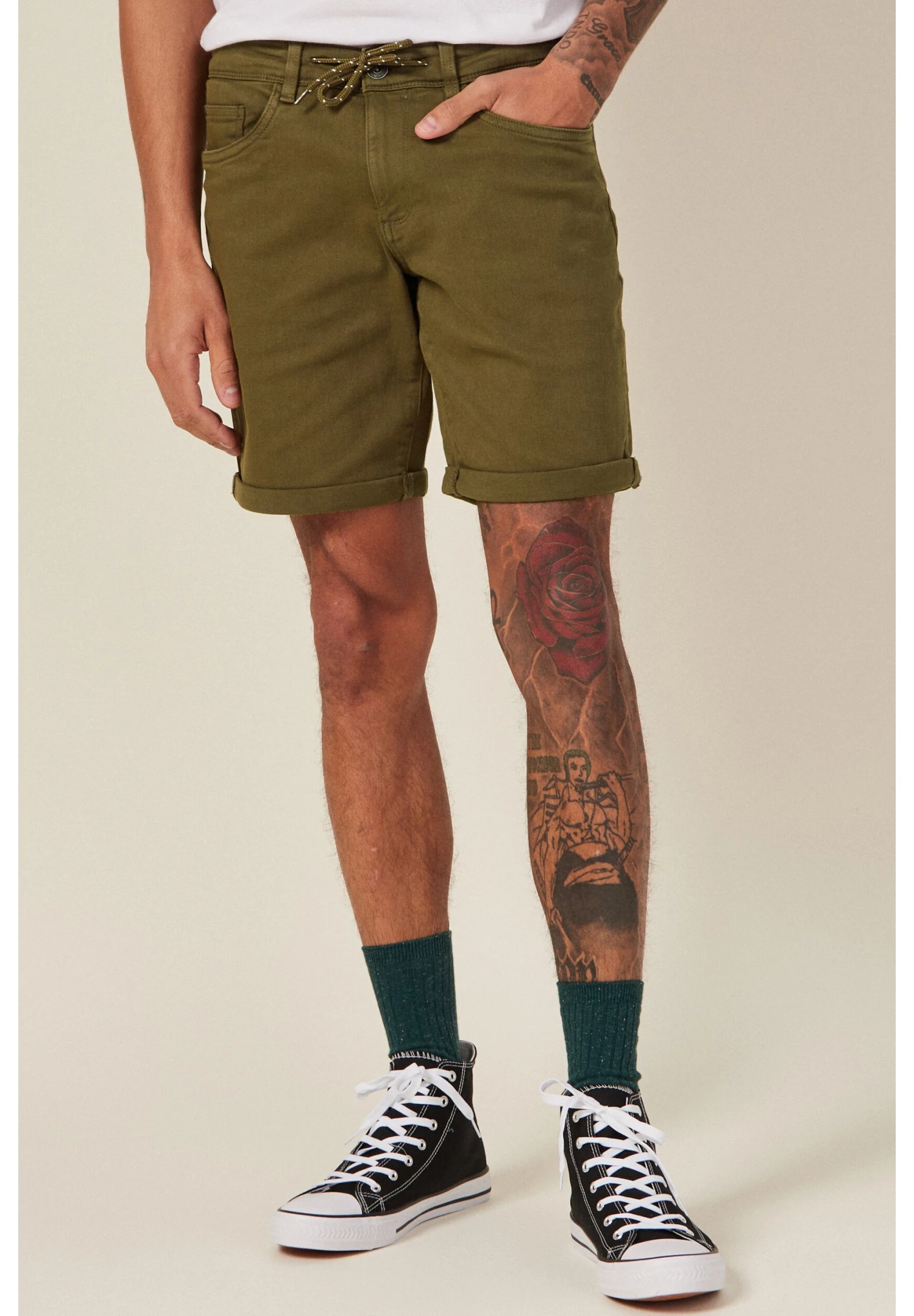 Umweltfreundliche Bermuda - Shorts - Taupe 1 Umweltfreundliche Bermuda - Shorts - Taupe