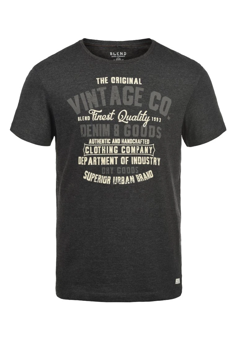 Blend Bhvadim - T-Shirt Print - Charcoal 5 Blend Bhvadim - T-Shirt Print - Charcoal - Afbeelding 5