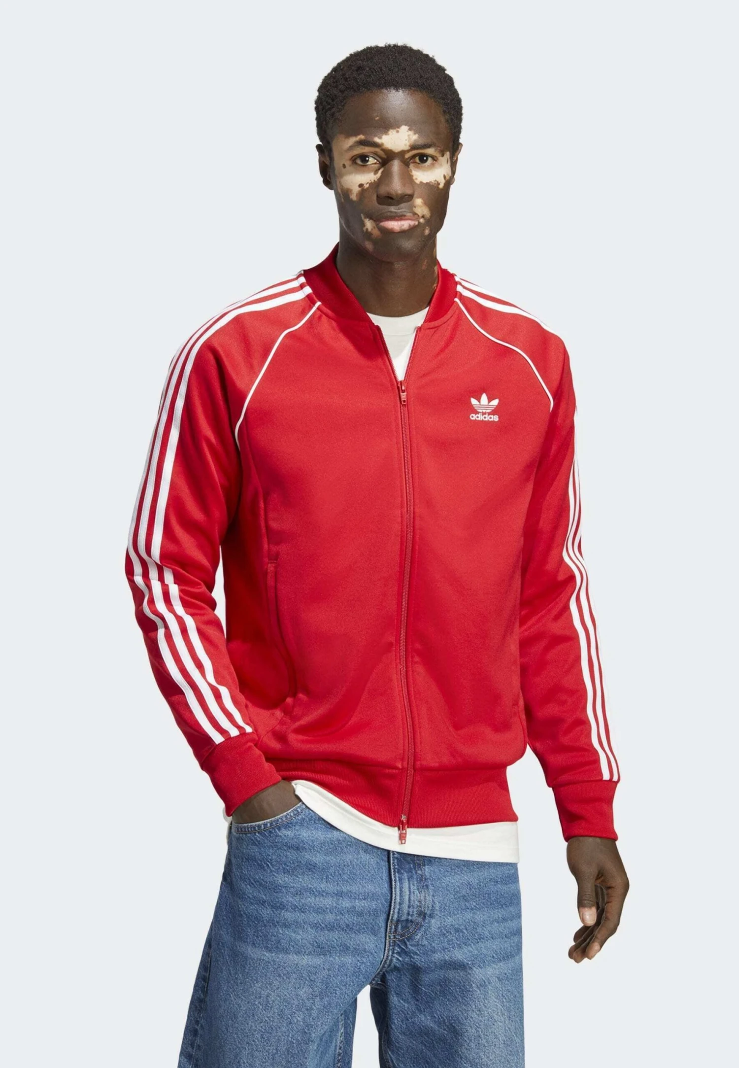 Adidas Originals Sst Tt P- Trainingsvest - Better Scarlet 1 Adidas Originals Sst Tt P- Trainingsvest - Better Scarlet