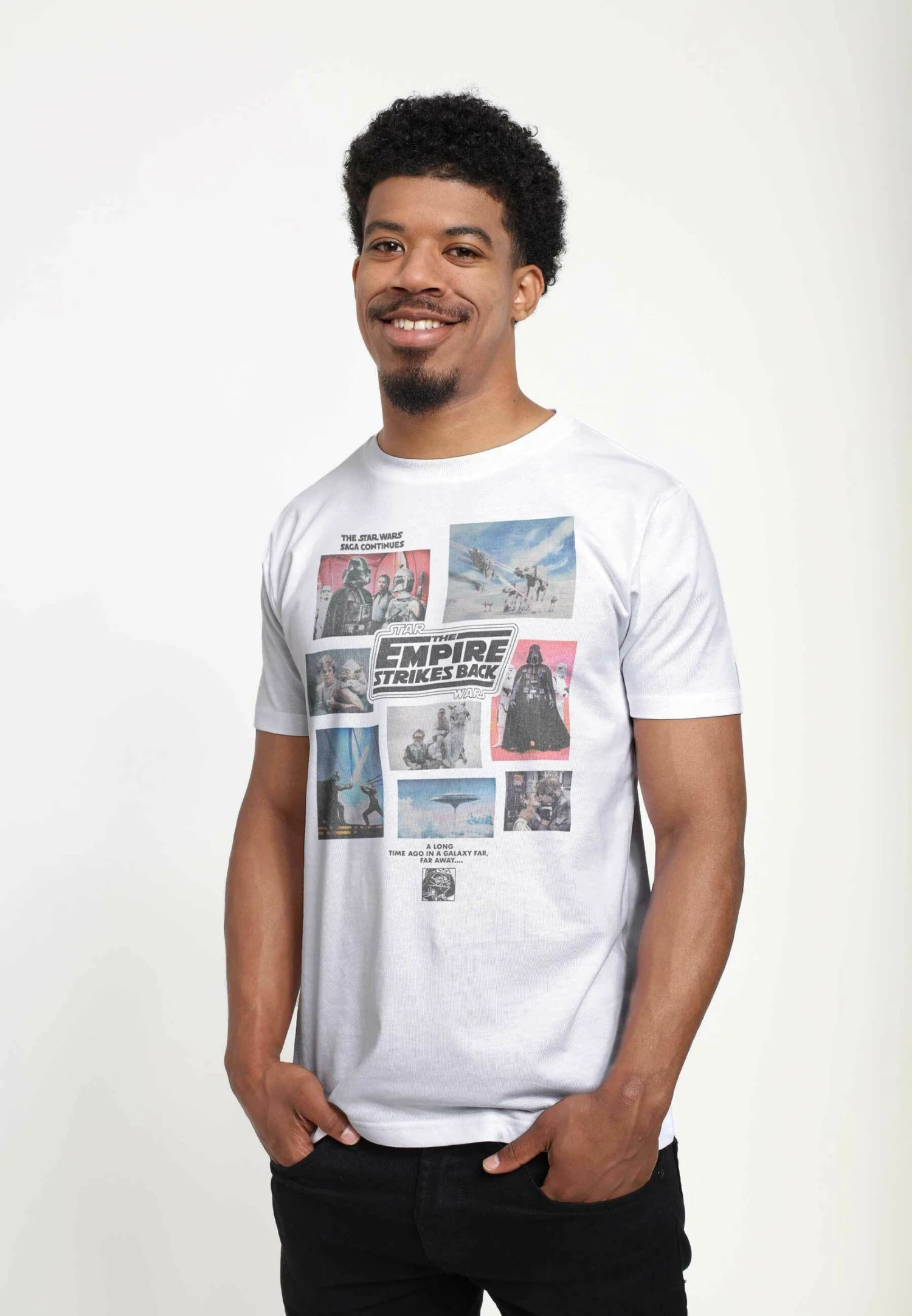 Star Wars: Classic Empire Scrapbook Unisex - T-Shirt Print - White 4 Star Wars: Classic Empire Scrapbook Unisex - T-Shirt Print - White - Afbeelding 4