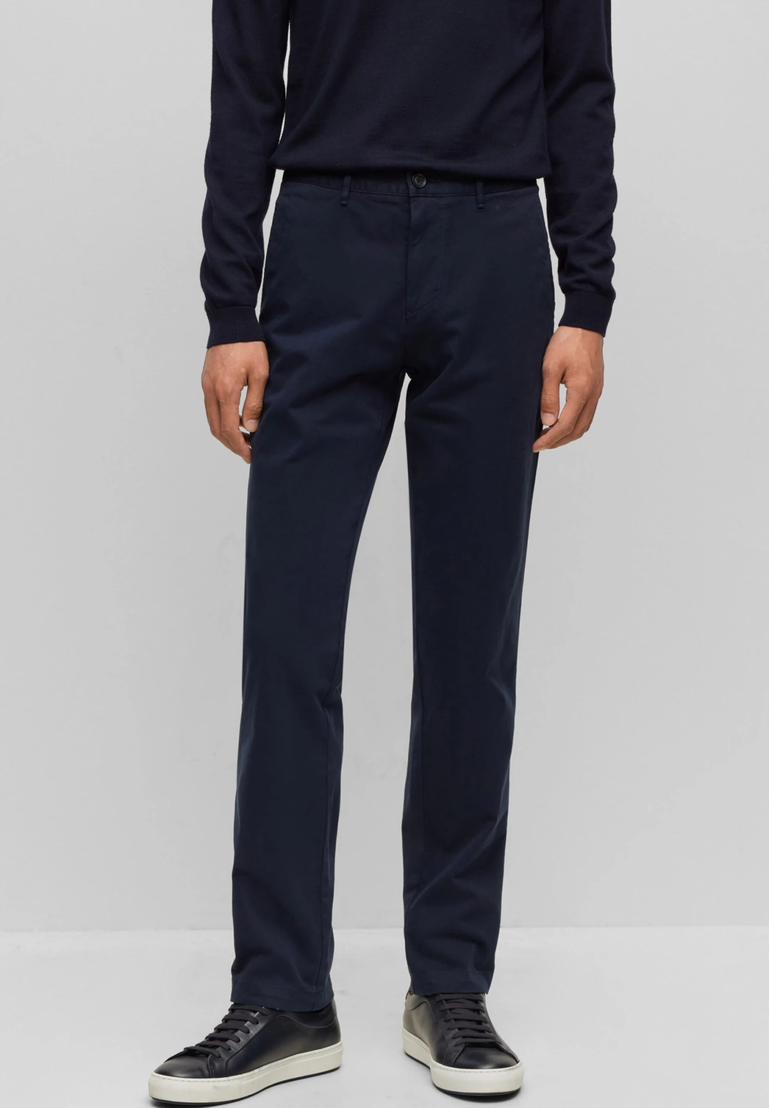 Boss Crigan - Chino - Dark Blue 1 Boss Crigan - Chino - Dark Blue