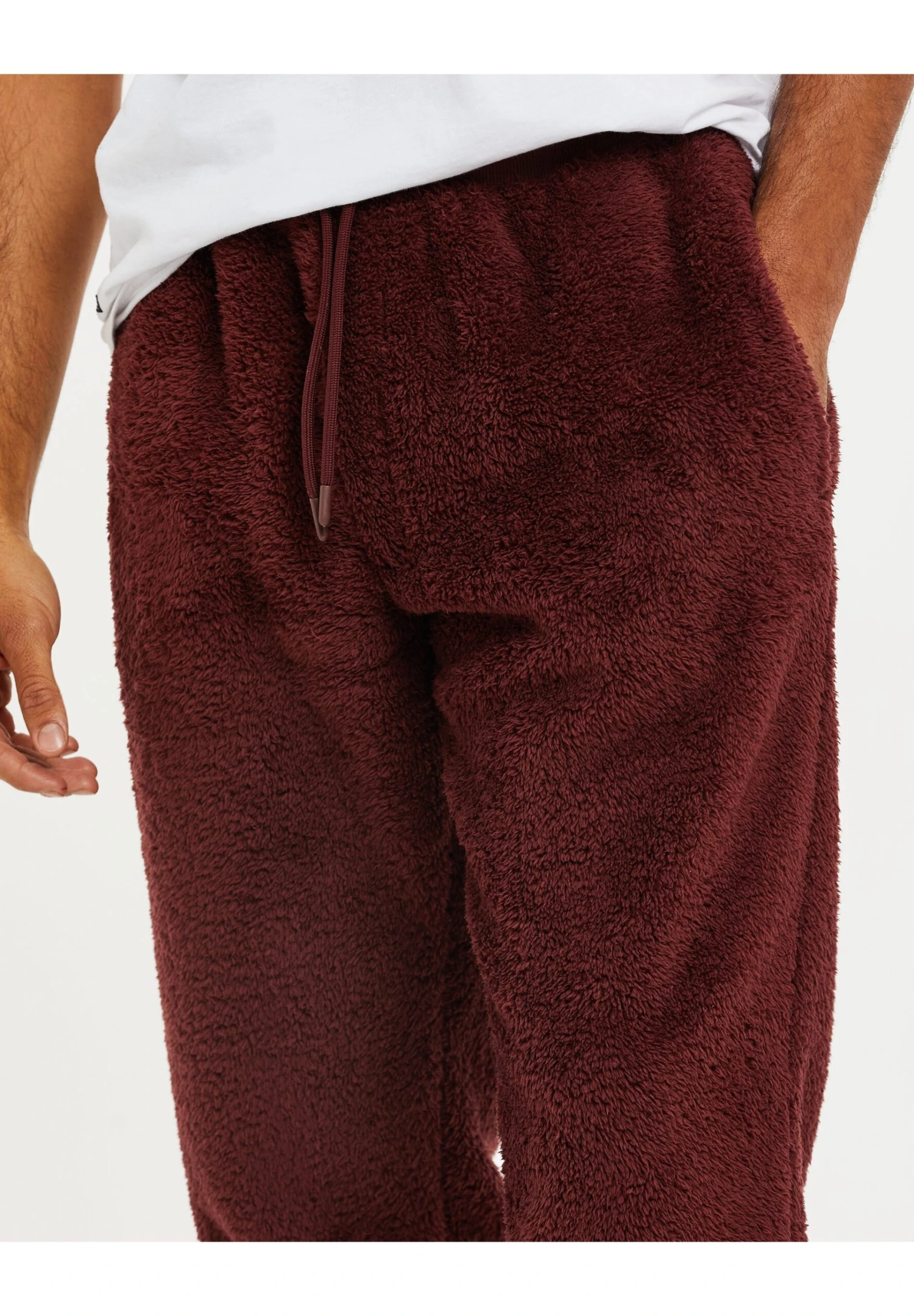 Threadbare Oval - Pyjamabroek - Burgundy 4 Threadbare Oval - Pyjamabroek - Burgundy - Afbeelding 4