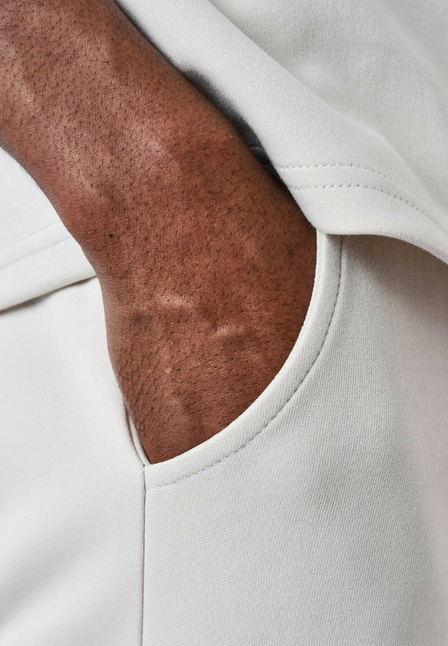 Broderie Logo- Trainingsbroek - Greige 7 Broderie Logo- Trainingsbroek - Greige - Afbeelding 7