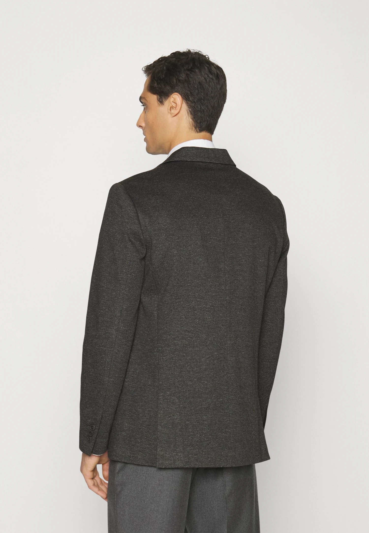Selected Homme Slhslim Aitor - Blazer - Dark Grey Melange 3 Selected Homme Slhslim Aitor - Blazer - Dark Grey Melange - Afbeelding 3