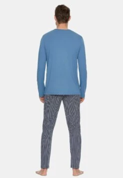Set Long En Bio À Rayures - Pyjama - Bleu 7 Set Long En Bio À Rayures - Pyjama - Bleu -Next Verkoopwinkel 9368db9aea894f42ab8da8c2d0b07687
