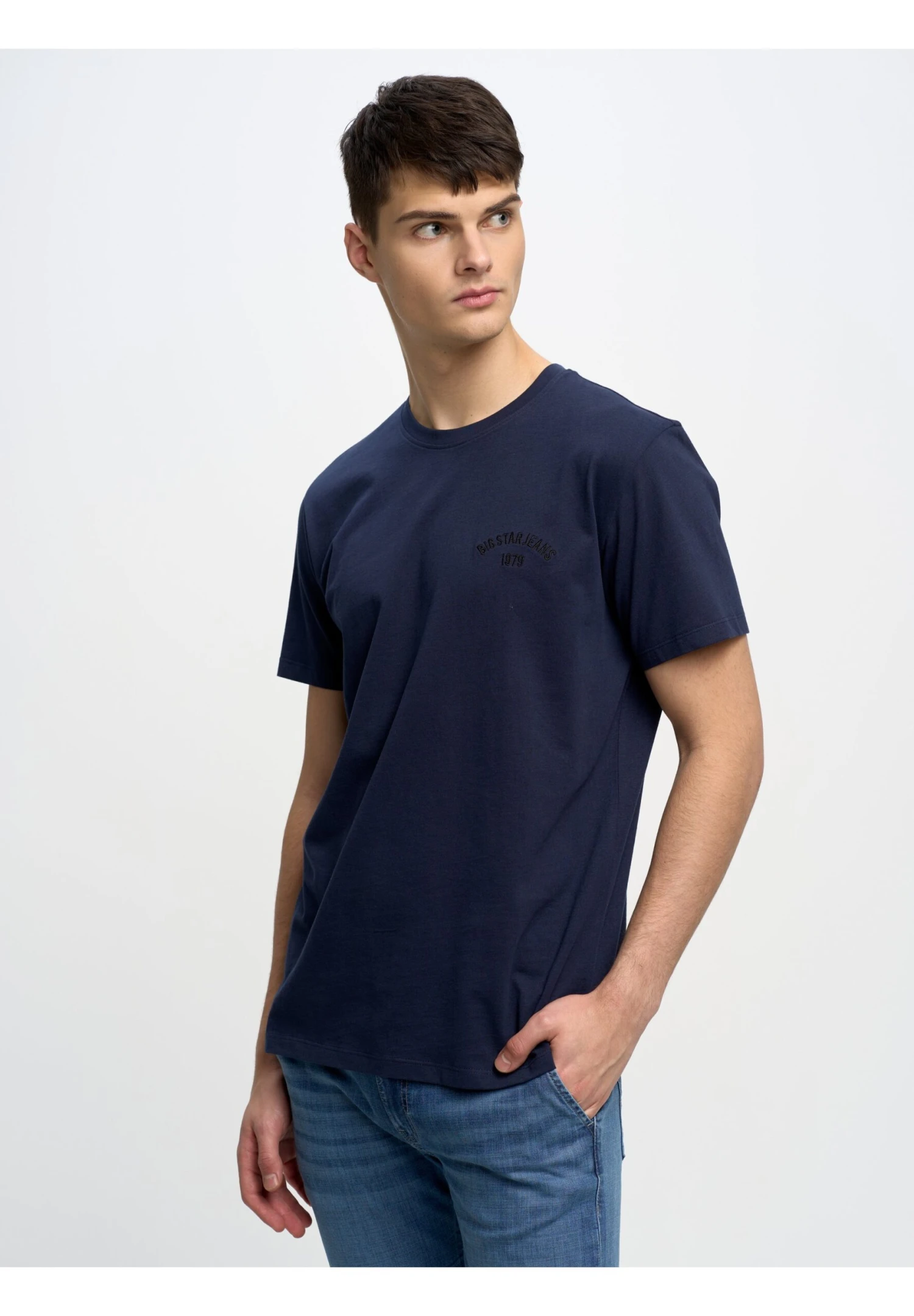 BIG STAR Vince - T-Shirt Print - Marine 4 BIG STAR Vince - T-Shirt Print - Marine - Afbeelding 4