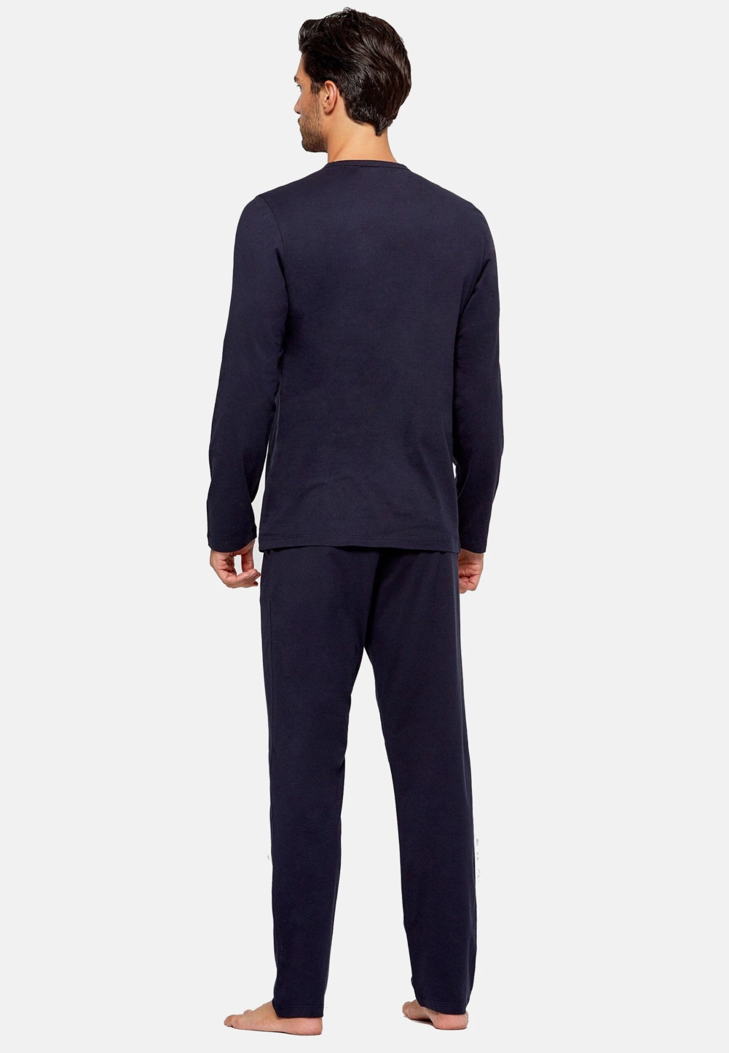 Cotton Organic - Pyjama - Bleu / Turquoise 2 Cotton Organic - Pyjama - Bleu / Turquoise - Afbeelding 2