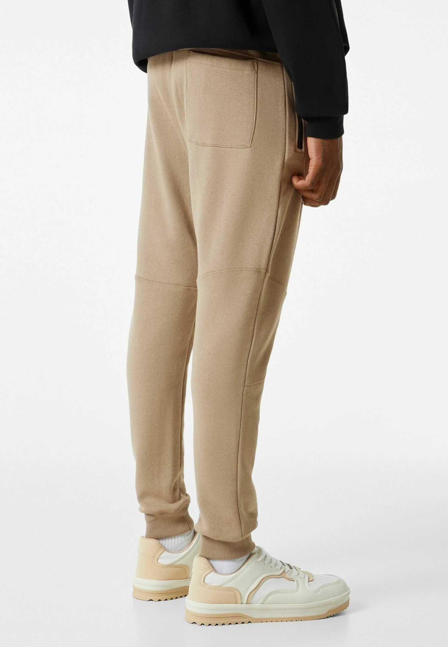 BERSHKA Plush Seams - Trainingsbroek - Camel 3 BERSHKA Plush Seams - Trainingsbroek - Camel - Afbeelding 3