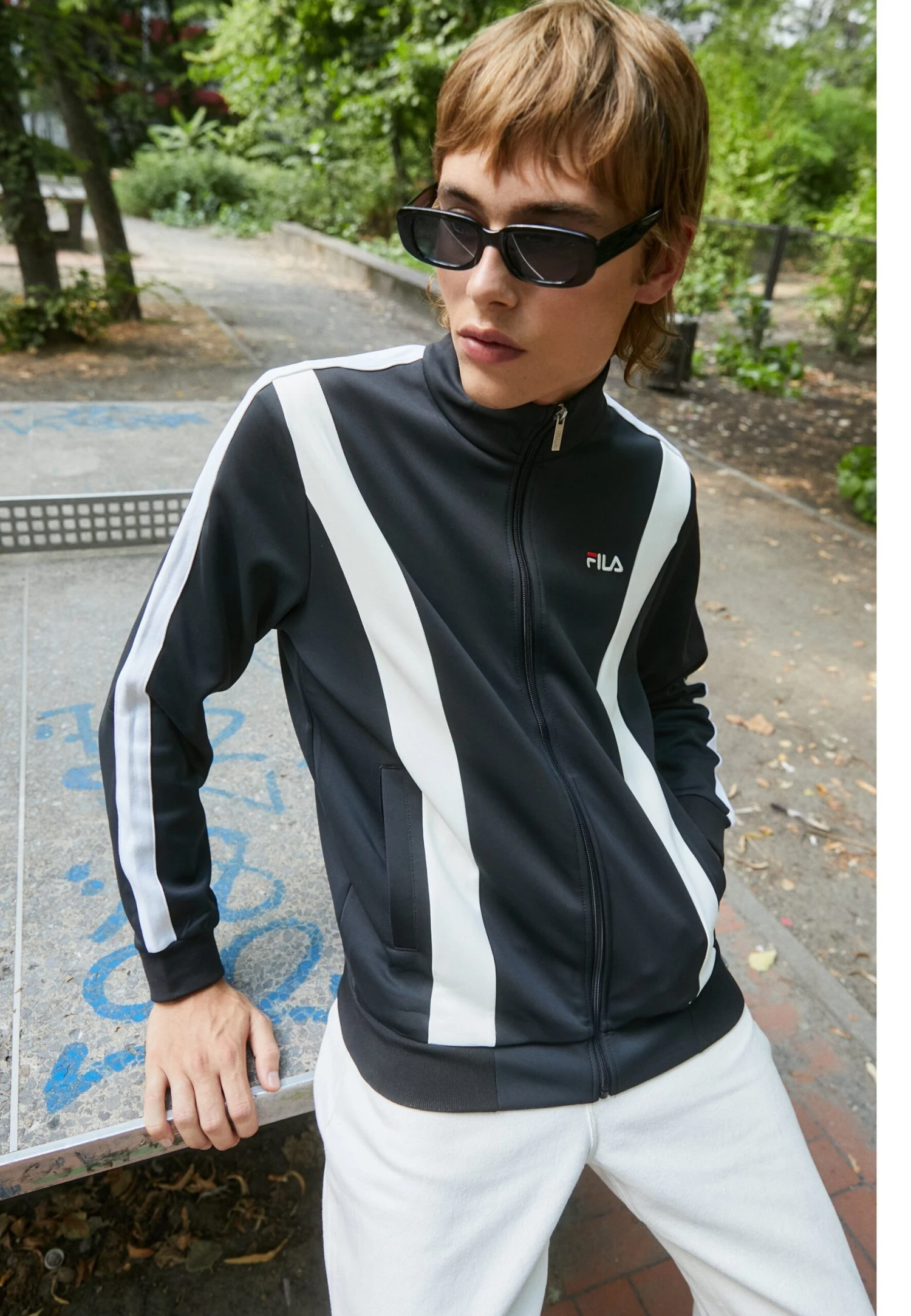 Fila Bastia - Trainingsvest - Moonless Night/Egret 1 Fila Bastia - Trainingsvest - Moonless Night/Egret