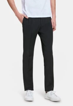 WE FASHION Slim Fit - Pantalon - Black