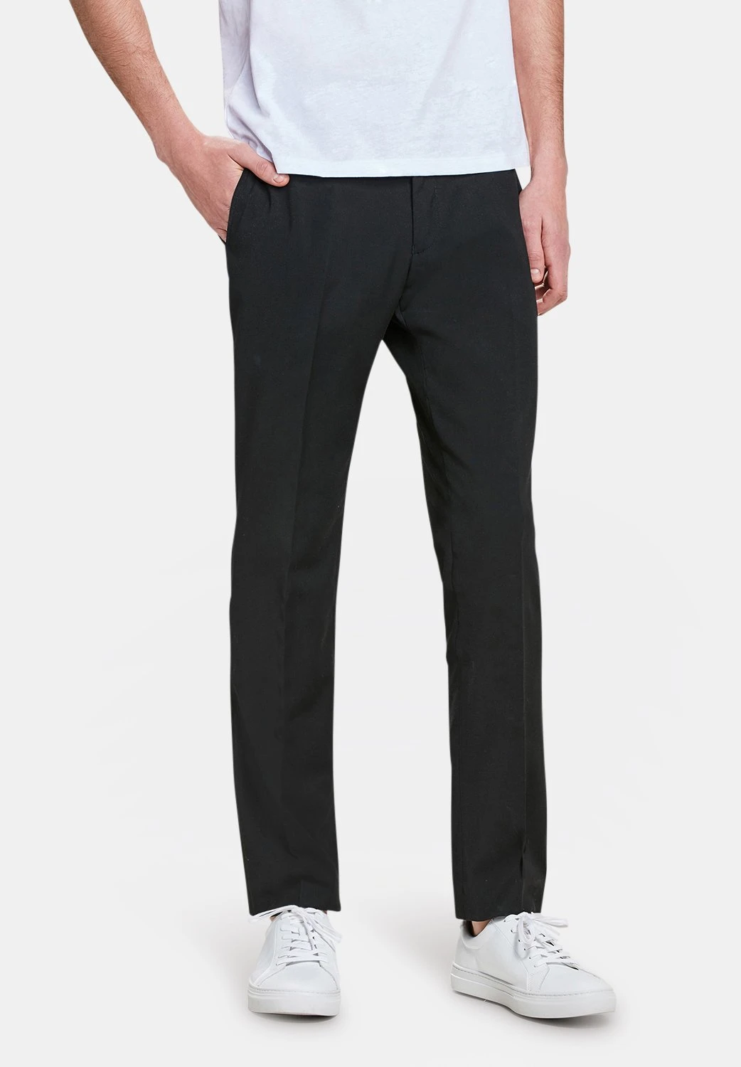 WE FASHION Slim Fit - Pantalon - Black 1 WE FASHION Slim Fit - Pantalon - Black