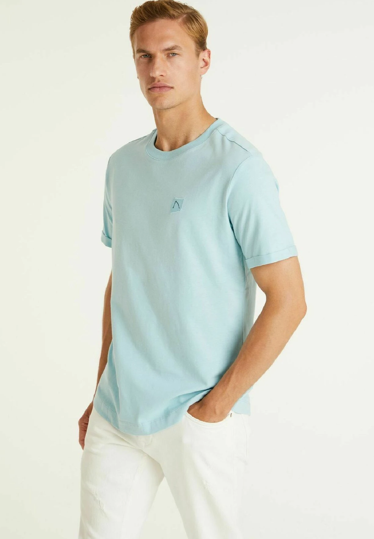 Brody - T-Shirt Basic - Light Blue 6 Brody - T-Shirt Basic - Light Blue - Afbeelding 6